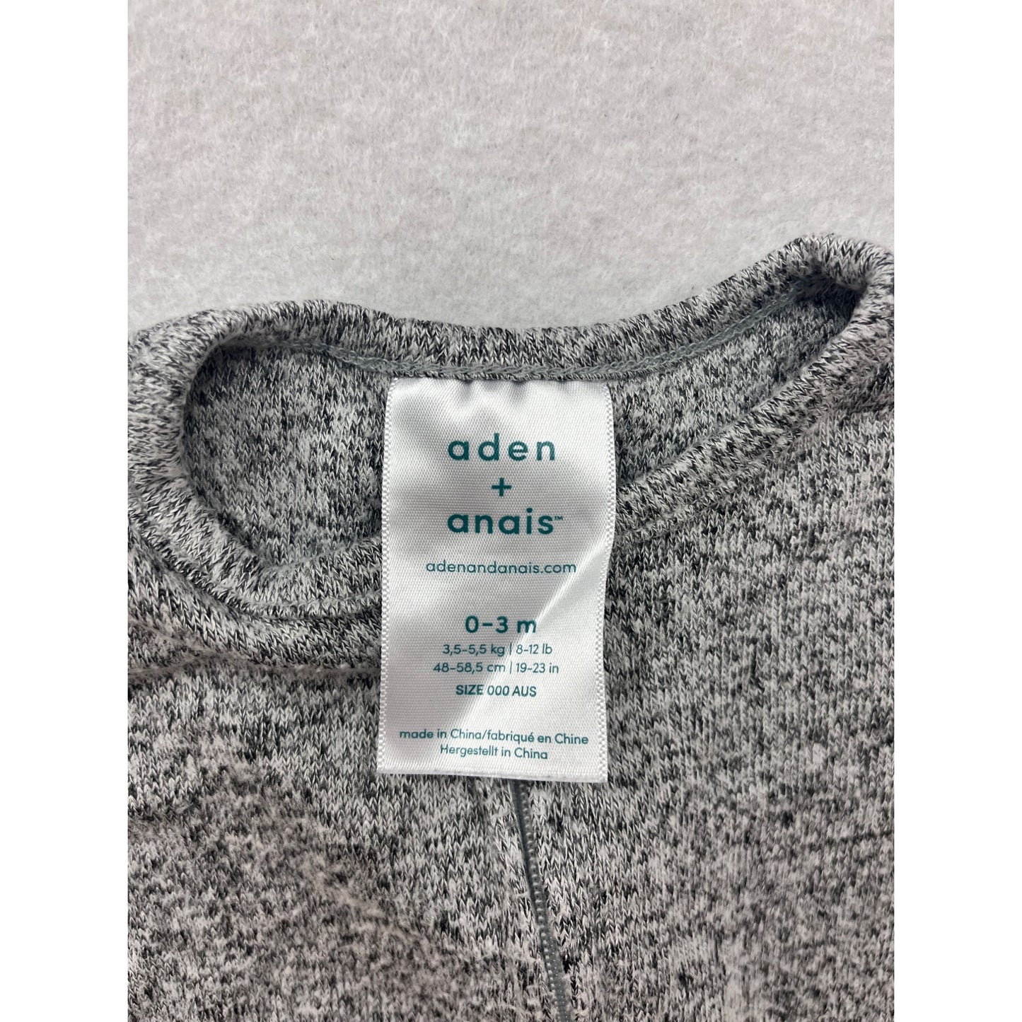 Aden & Anais Baby Footed Sleeper Bodysuit 0-3M #6559