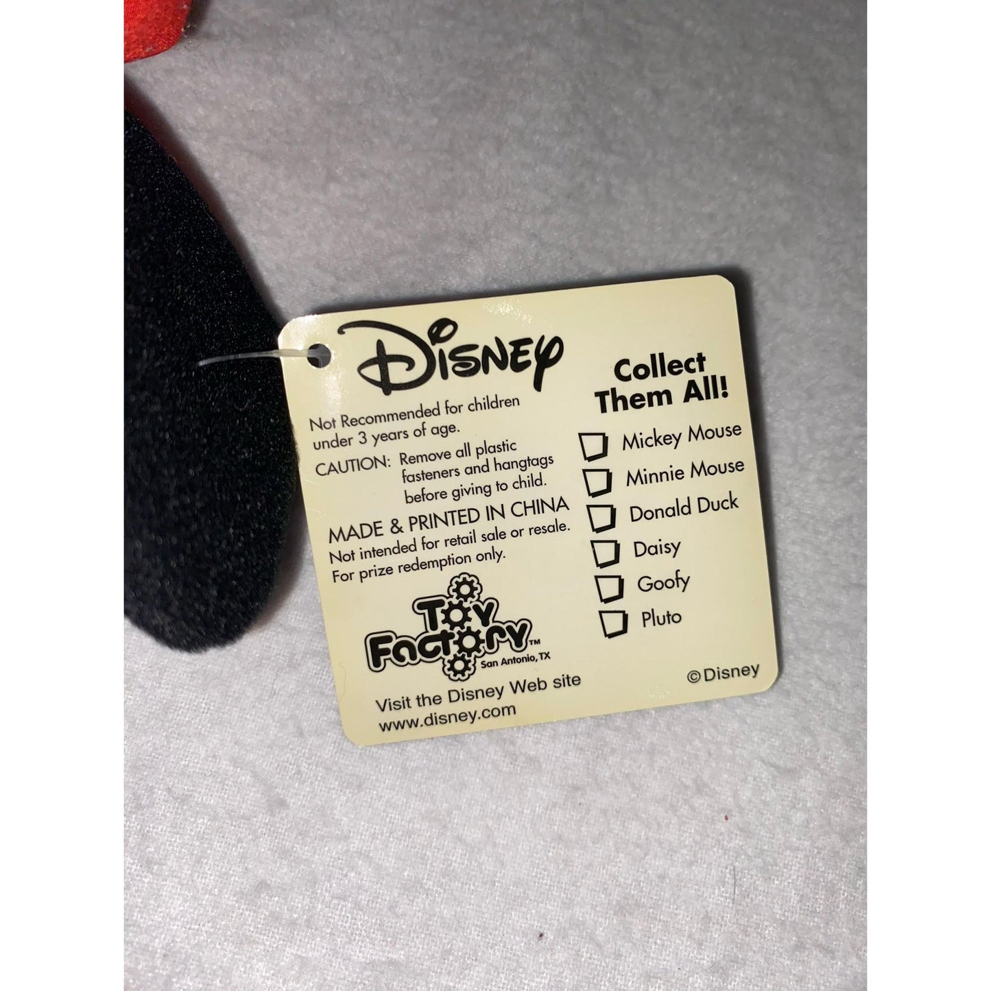 Minnie Mouse Cheerleader Plush