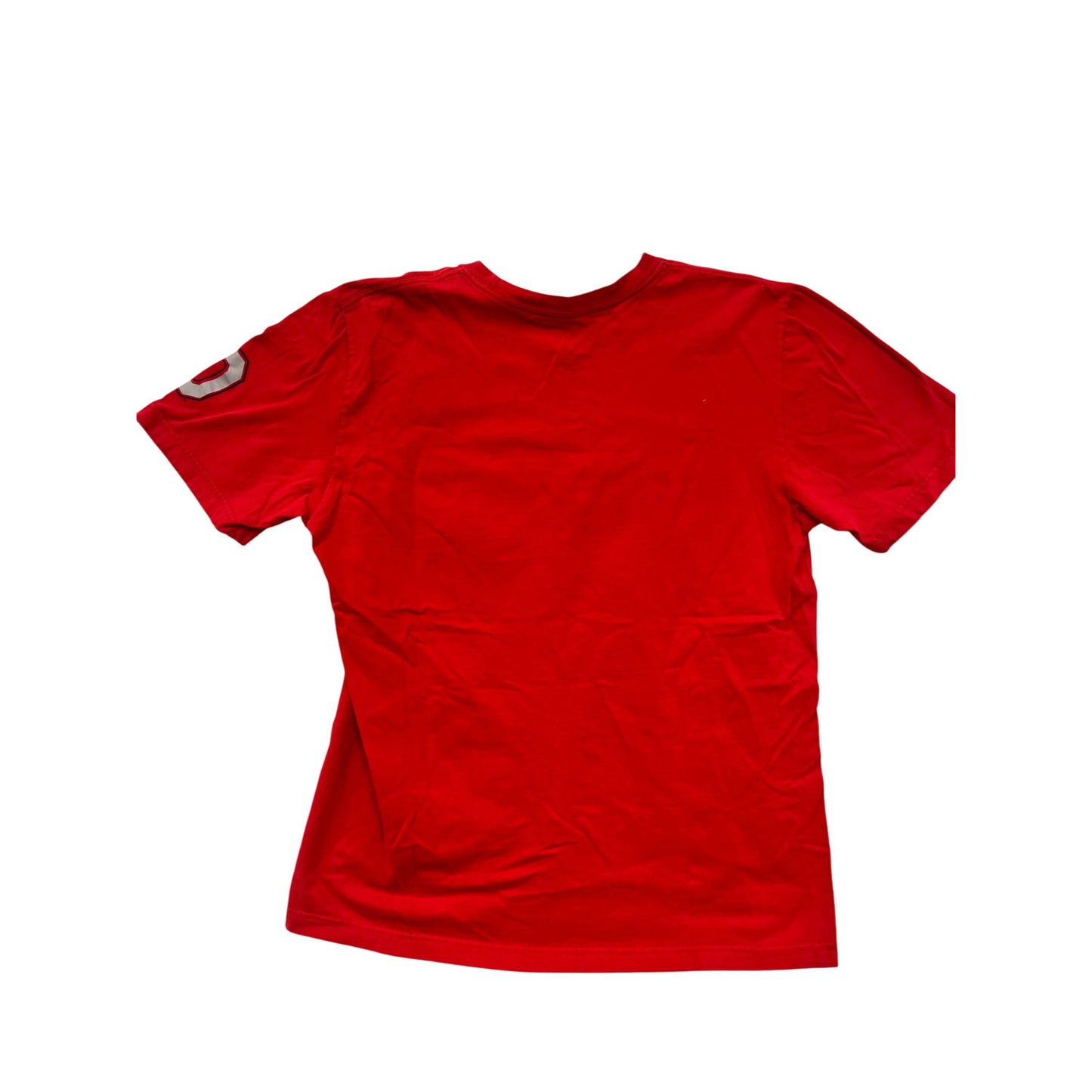 Nike Ohio State Red T-Shirt Medium Size Unisex 100% Cotton #6289