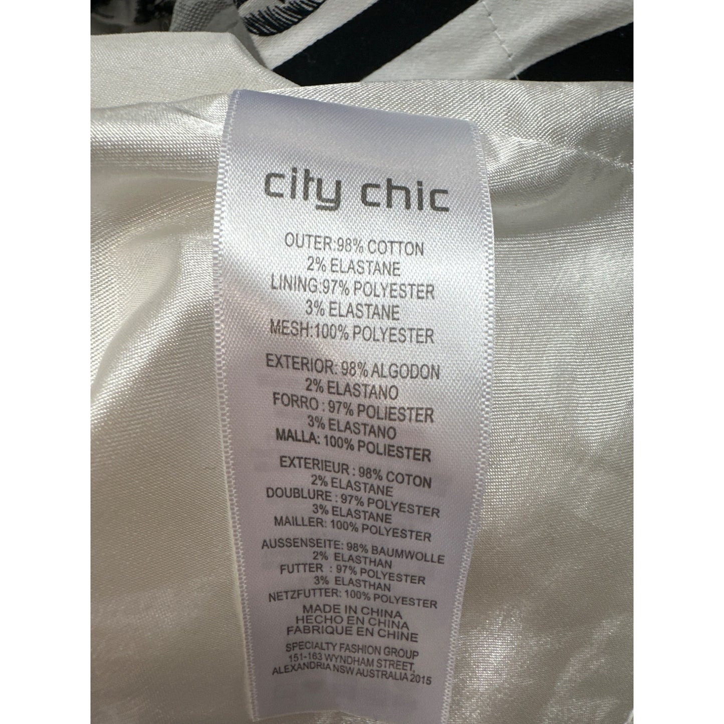 Women’s City Chic Striped Dress