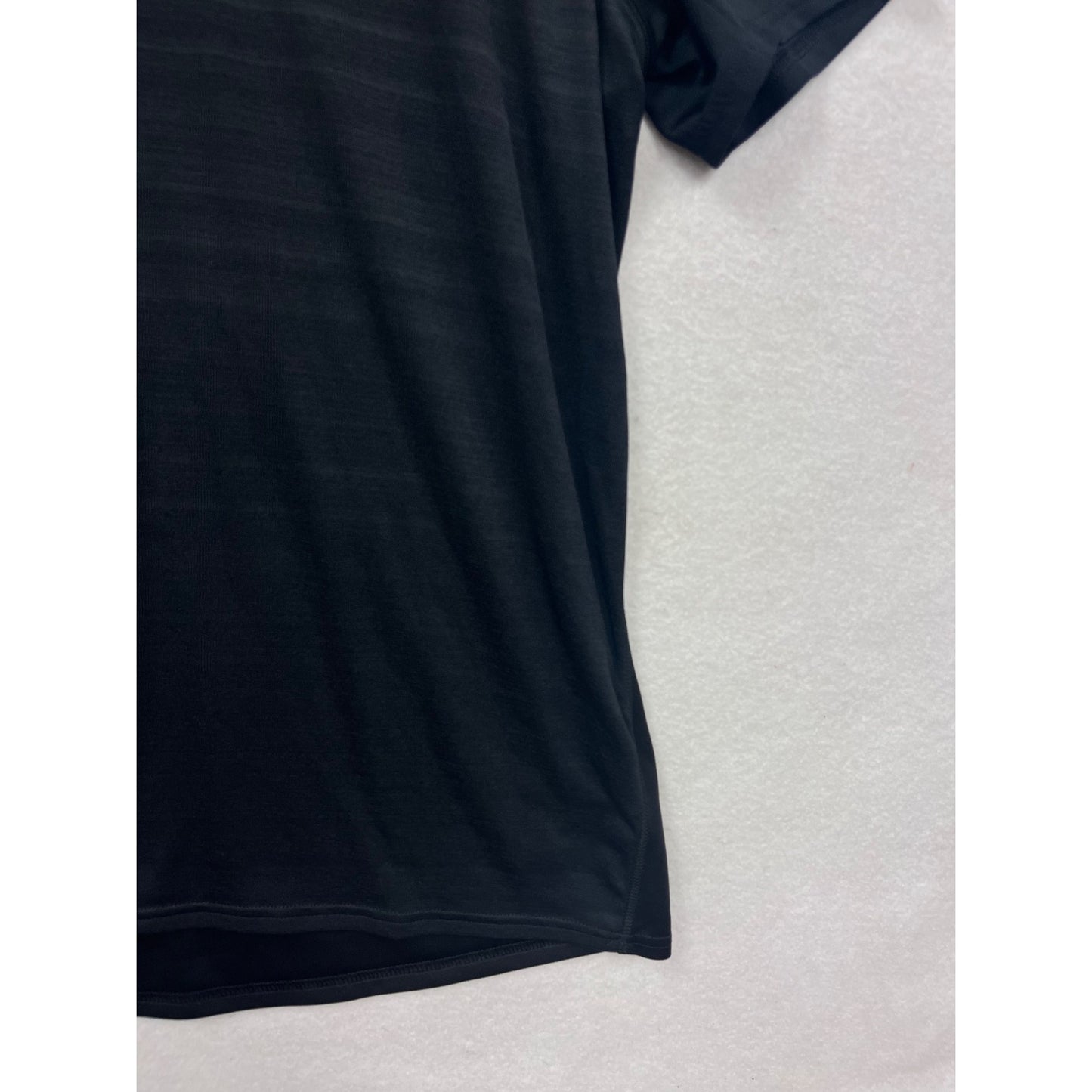 Adidas Mens Black Moisture-Wicking Athletic T-Shirt Size XL #910A