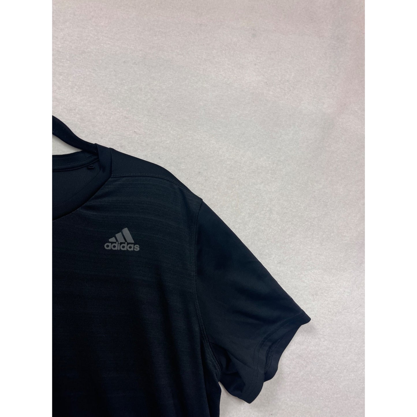 Adidas Mens Black Moisture-Wicking Athletic T-Shirt Size XL #910A