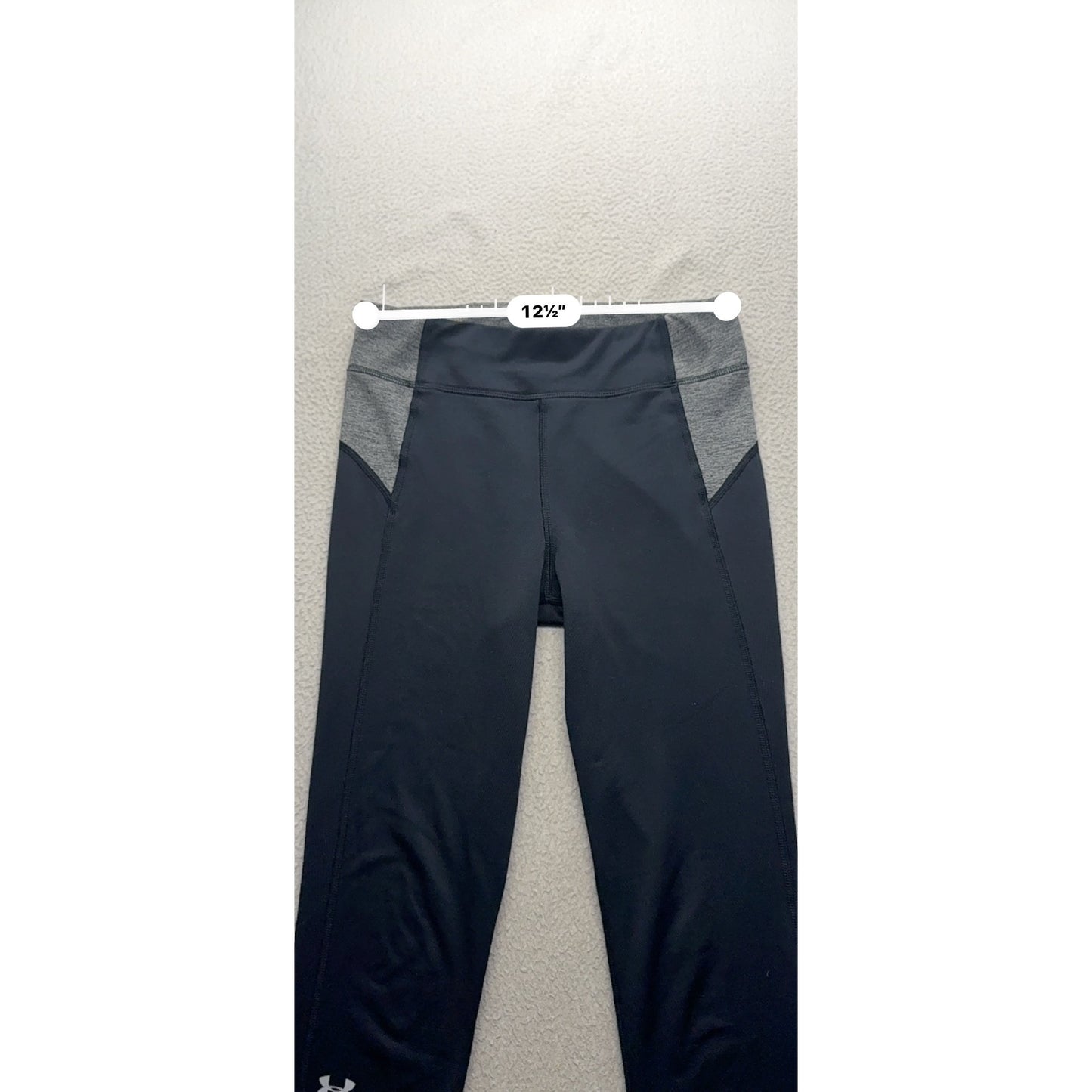 Under Armour Storm Compression Leggings Black & Gray Size M #160B