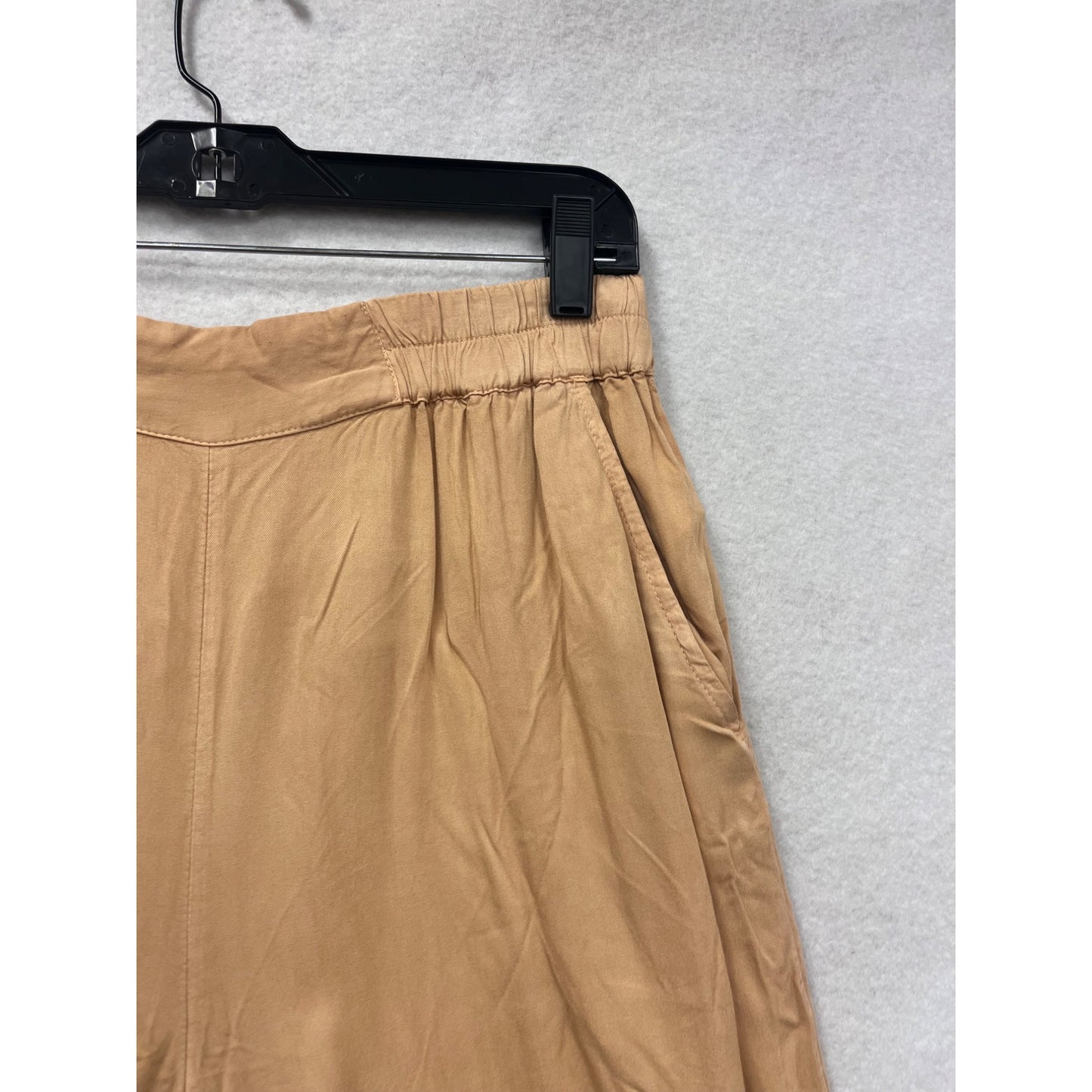 Rvca Womens Tan Elastic Waist SweatPants With Pockets #6621