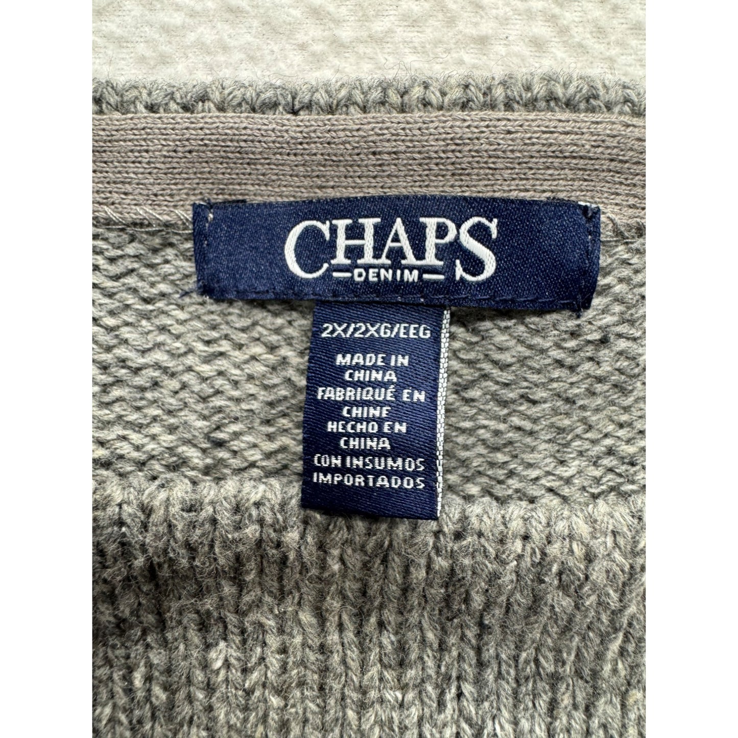 Chaps Womens Fair Isle Sweater #5975