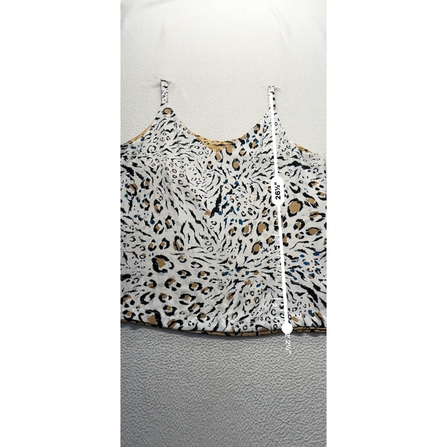 WHBM Leopard Reversible Camisole Tank Top #7993