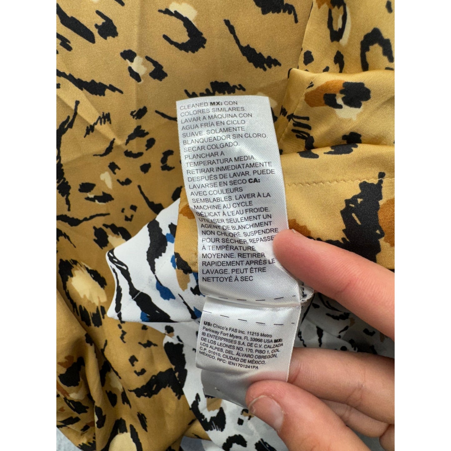 WHBM Leopard Reversible Camisole Tank Top #7993
