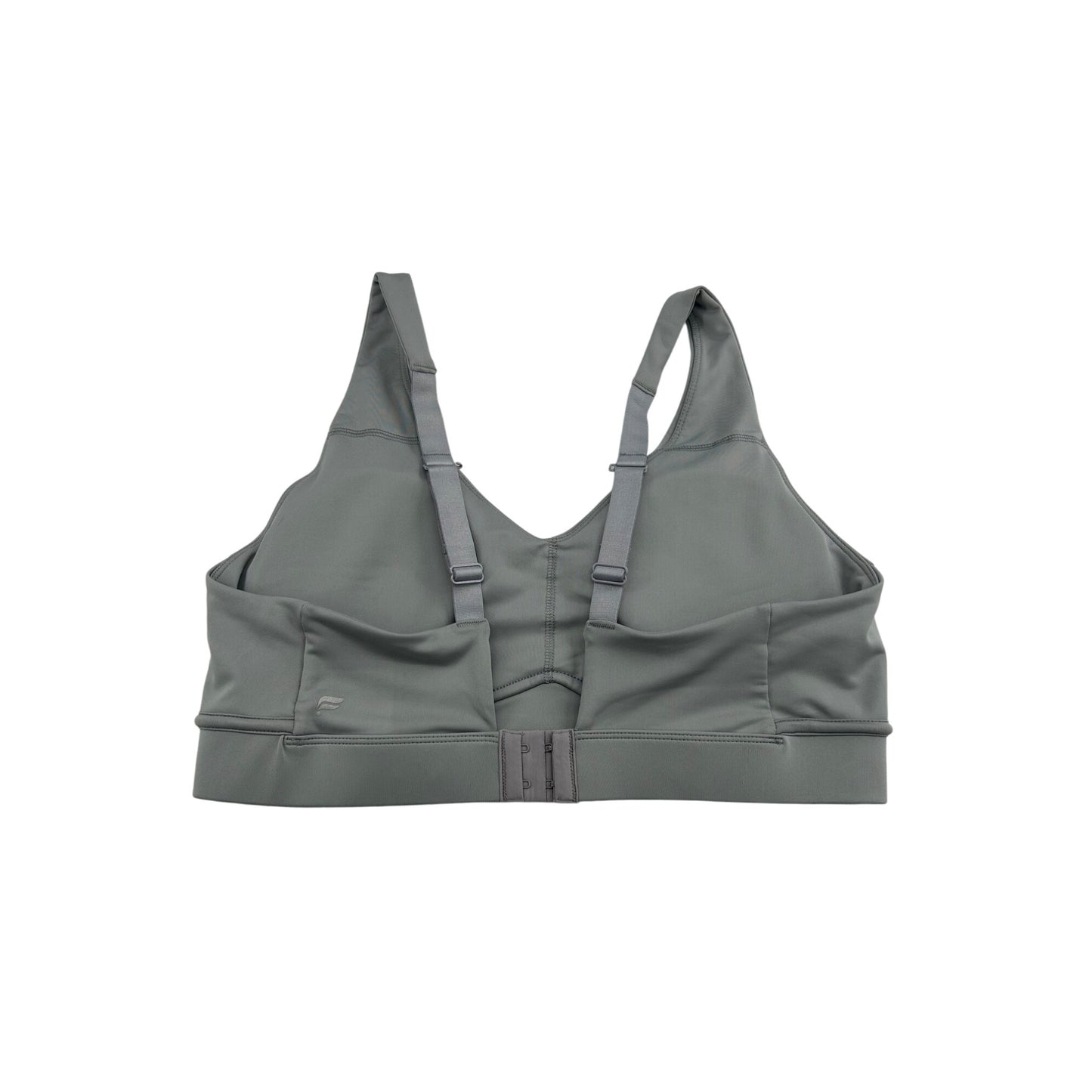 Fabletics Womens Grey Sports Bra With Adjustable Straps & Back Closure XL #6430