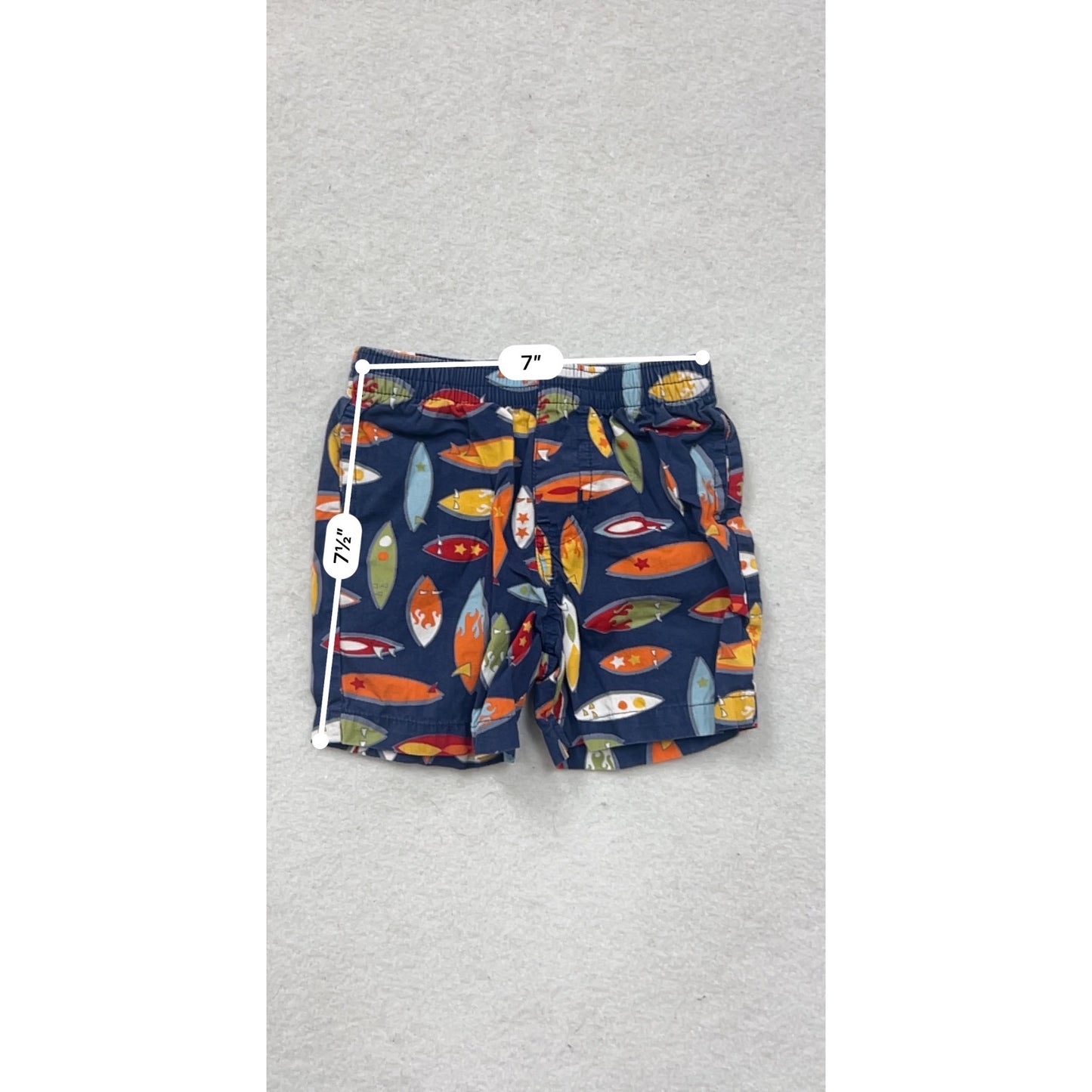 Old Navy 0-3M Surfboard Print Cotton Shorts #8629
