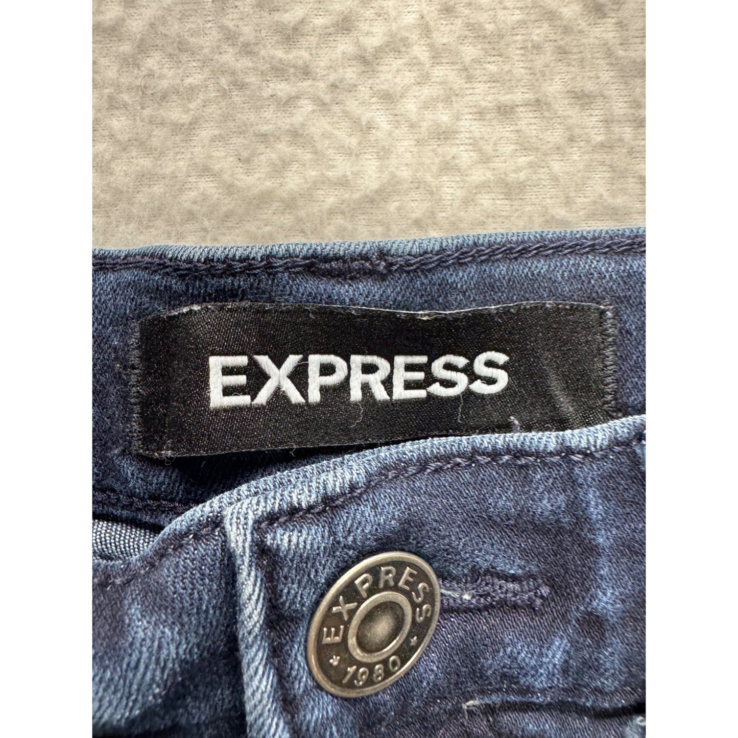 Express High Rise Legging Jeans Size 2P Dark Wash #7944