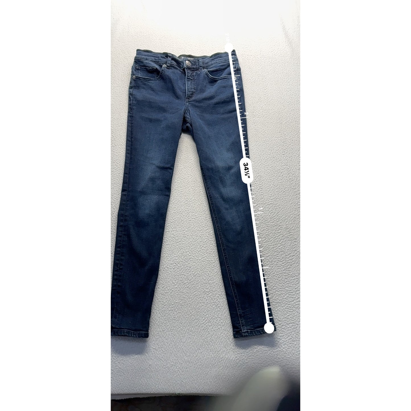 Express High Rise Legging Jeans Size 2P Dark Wash #7944