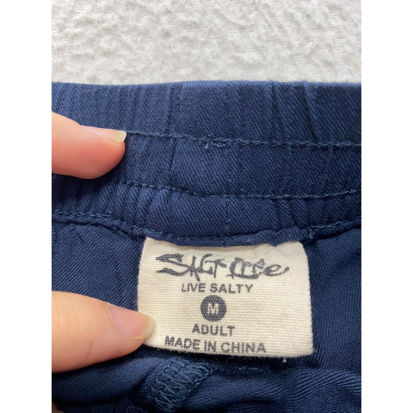 Salt Life Live Salty Navy Blue Womens Shorts #5681
