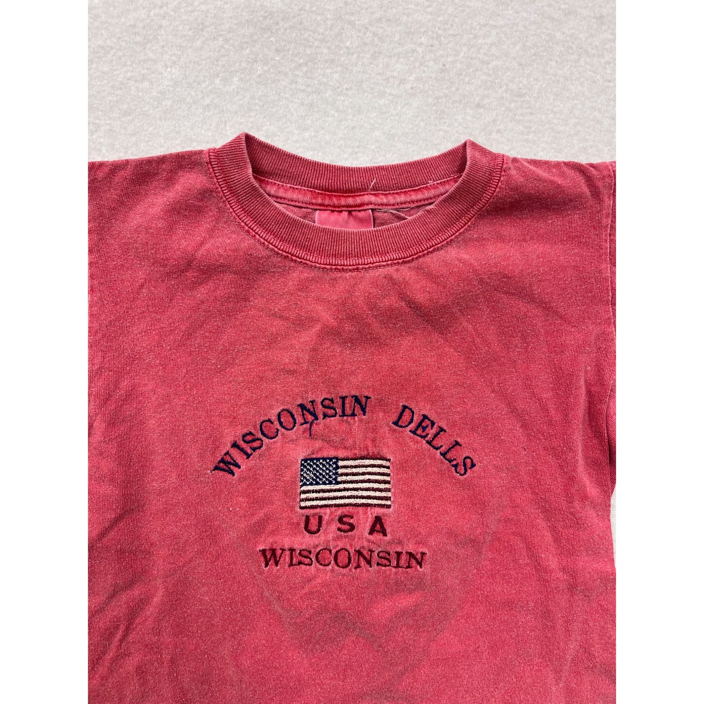 Vintage Wisconsin Dells USA Youth T-Shirt By Anvil Small #8105