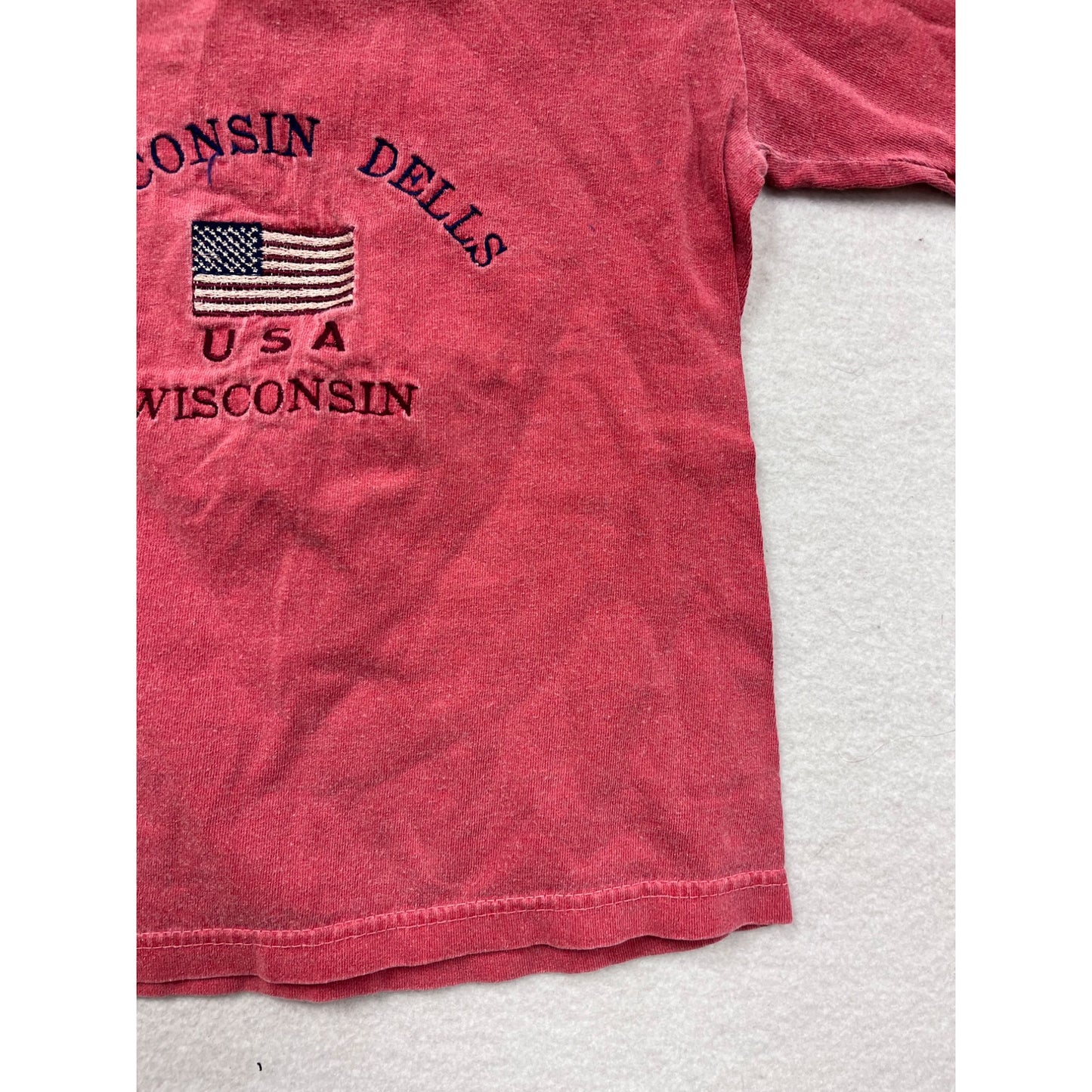 Vintage Wisconsin Dells USA Youth T-Shirt By Anvil Small #8105