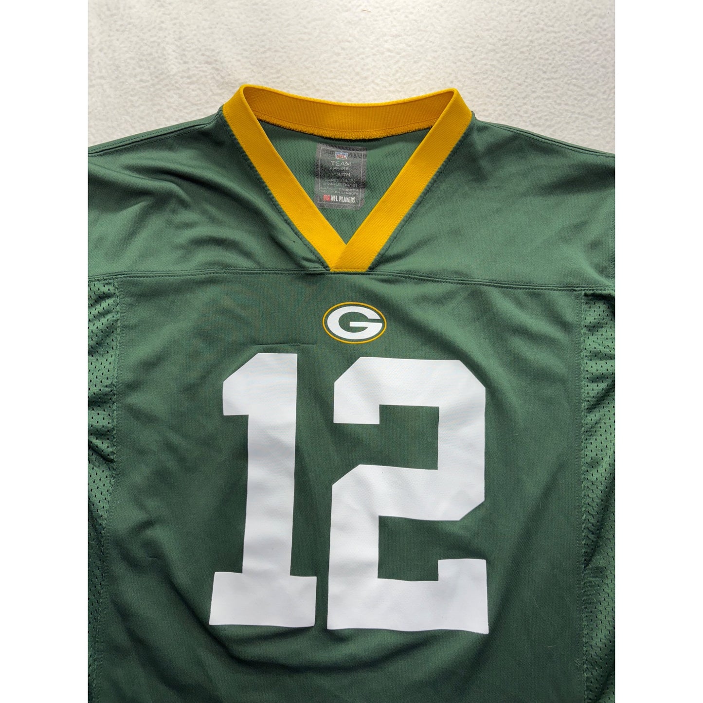 Green Bay Packers Aaron Rodgers Youth Large NFL Jersey #7488