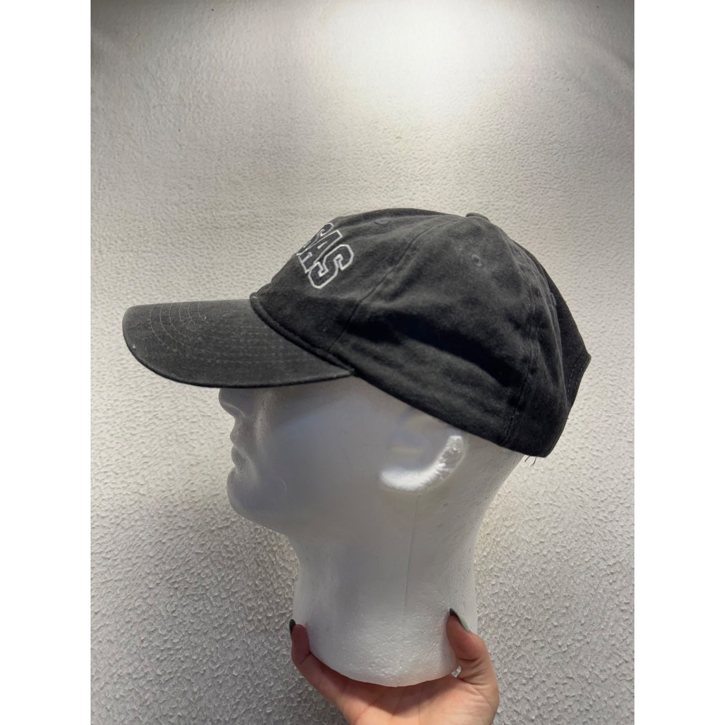 Kansas KS Black Adjustable Baseball Cap By Real Time Products #7850