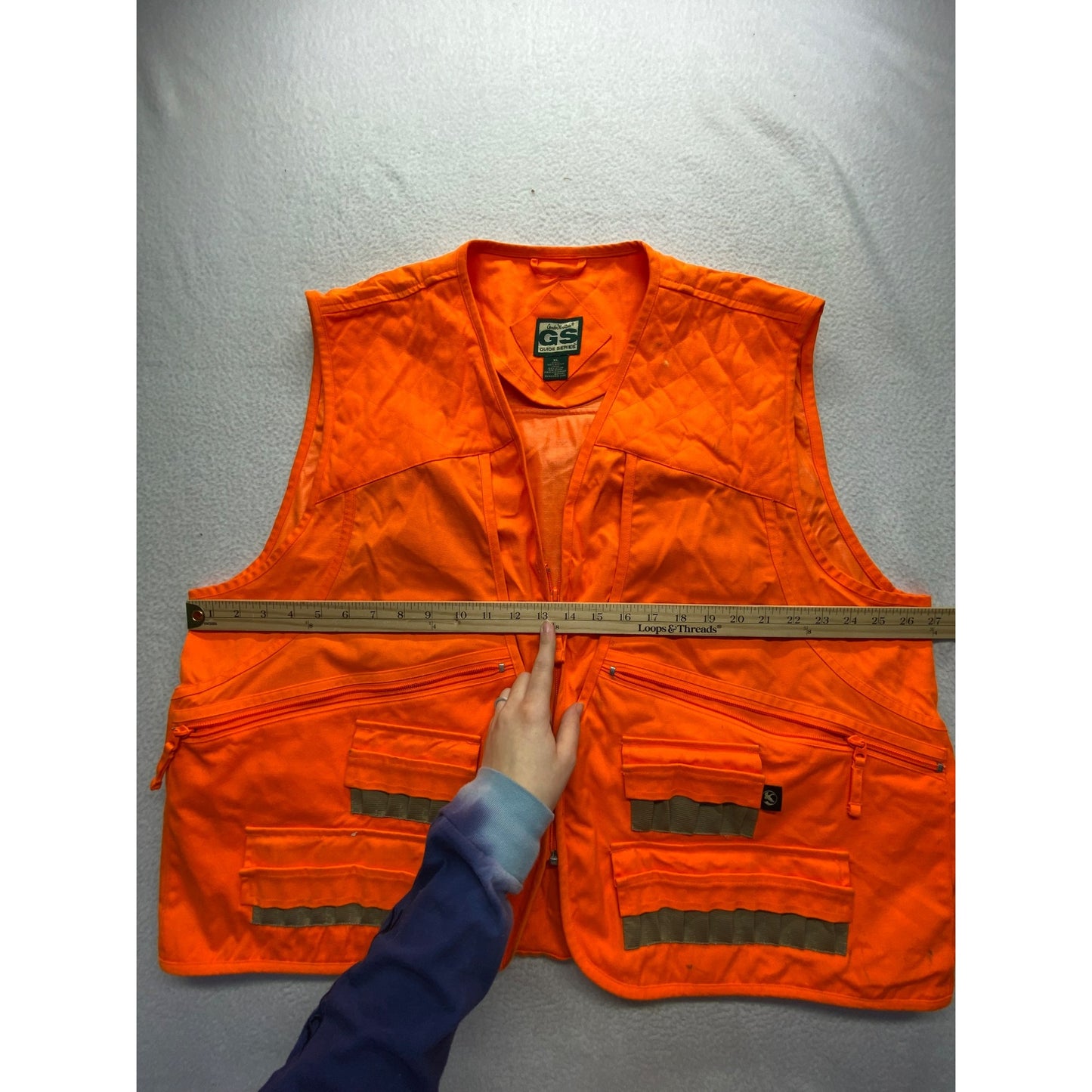 Vintage Guide Series Blaze Orange Hunting Vest #5997