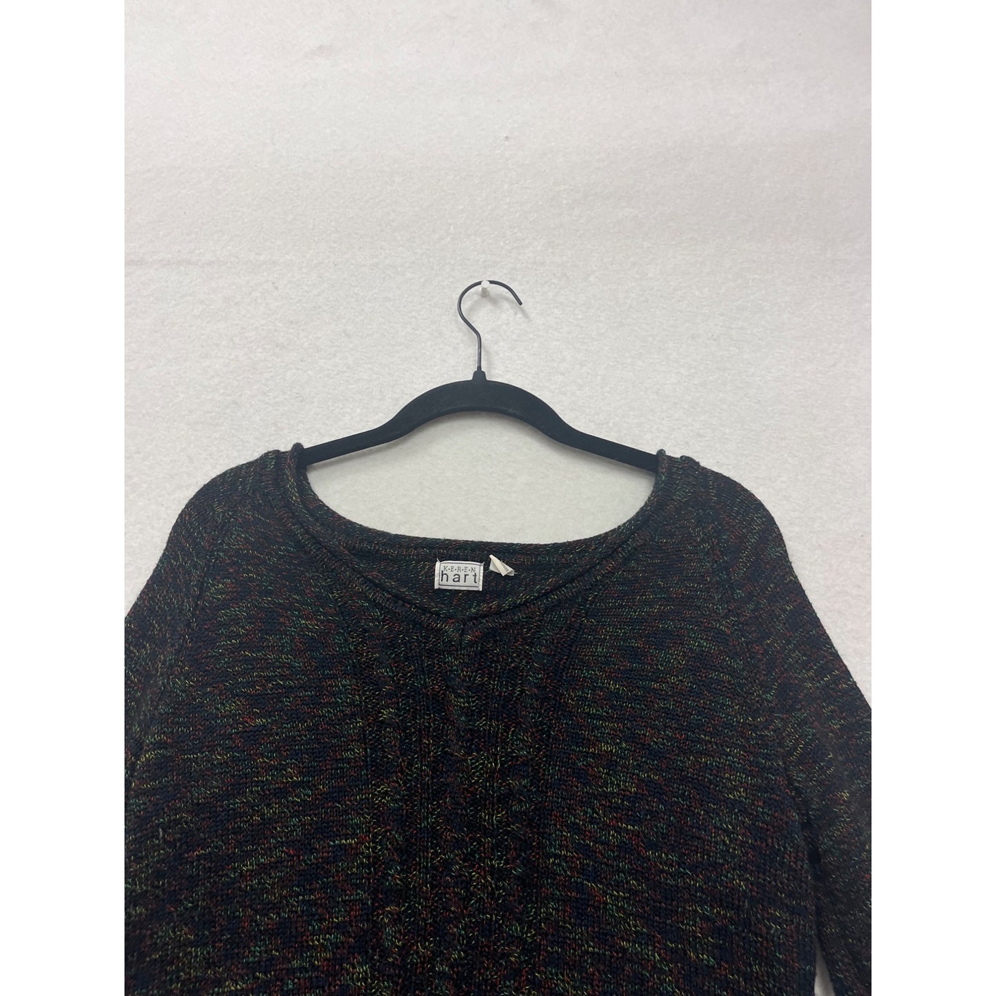 Keren Hart Multicolor Knit Sweater L #365A
