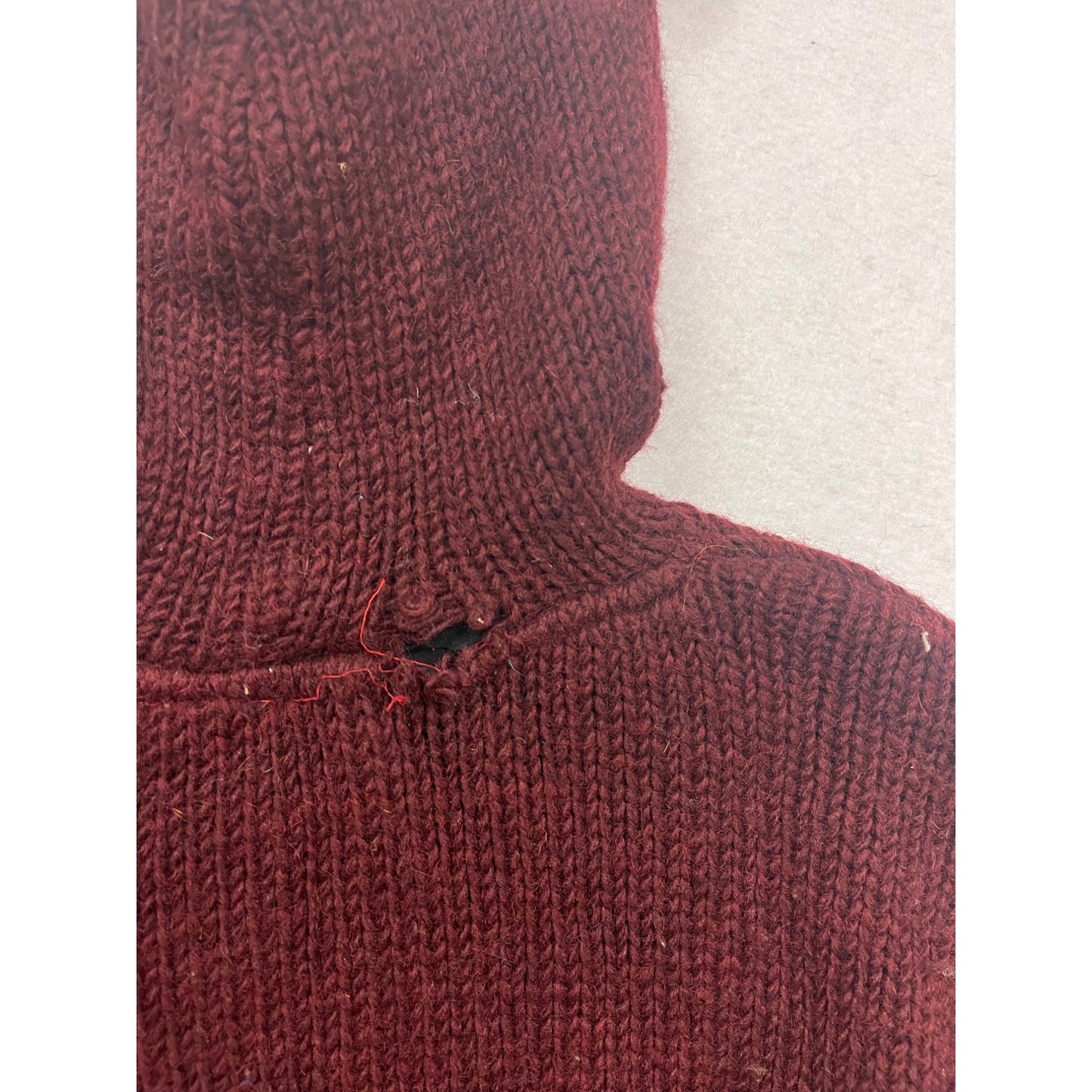 Kids XL Hooded Knitted Jacket With Bear Ears & Zip Closure #8169