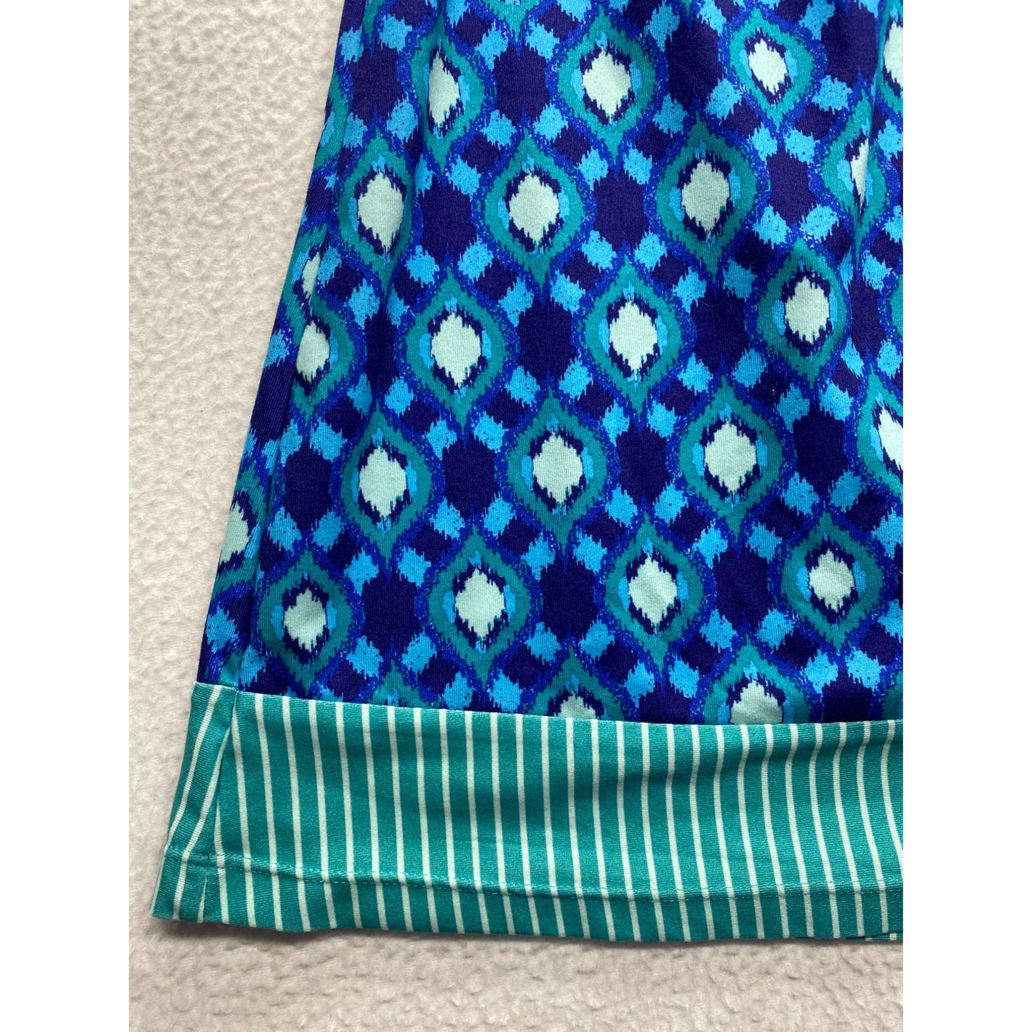 Blue patterned Tehama Skirt #5778
