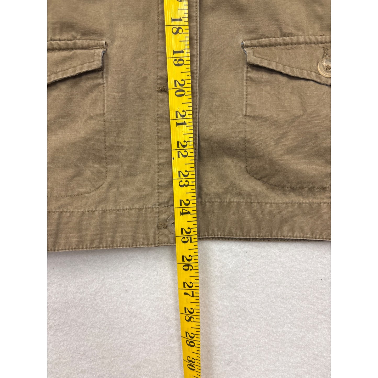 Columbia Womens Button-Up Lightweight Cotton Jacket L #6982