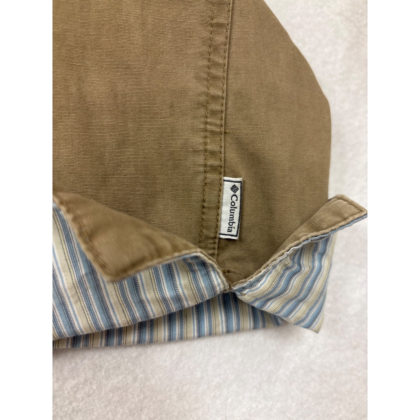 Columbia Womens Button-Up Lightweight Cotton Jacket L #6982