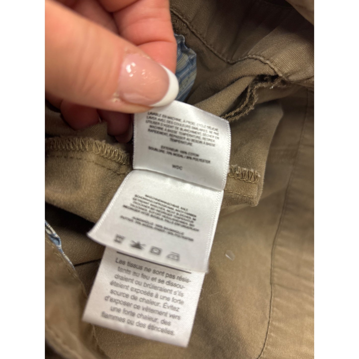 Columbia Womens Button-Up Lightweight Cotton Jacket L #6982