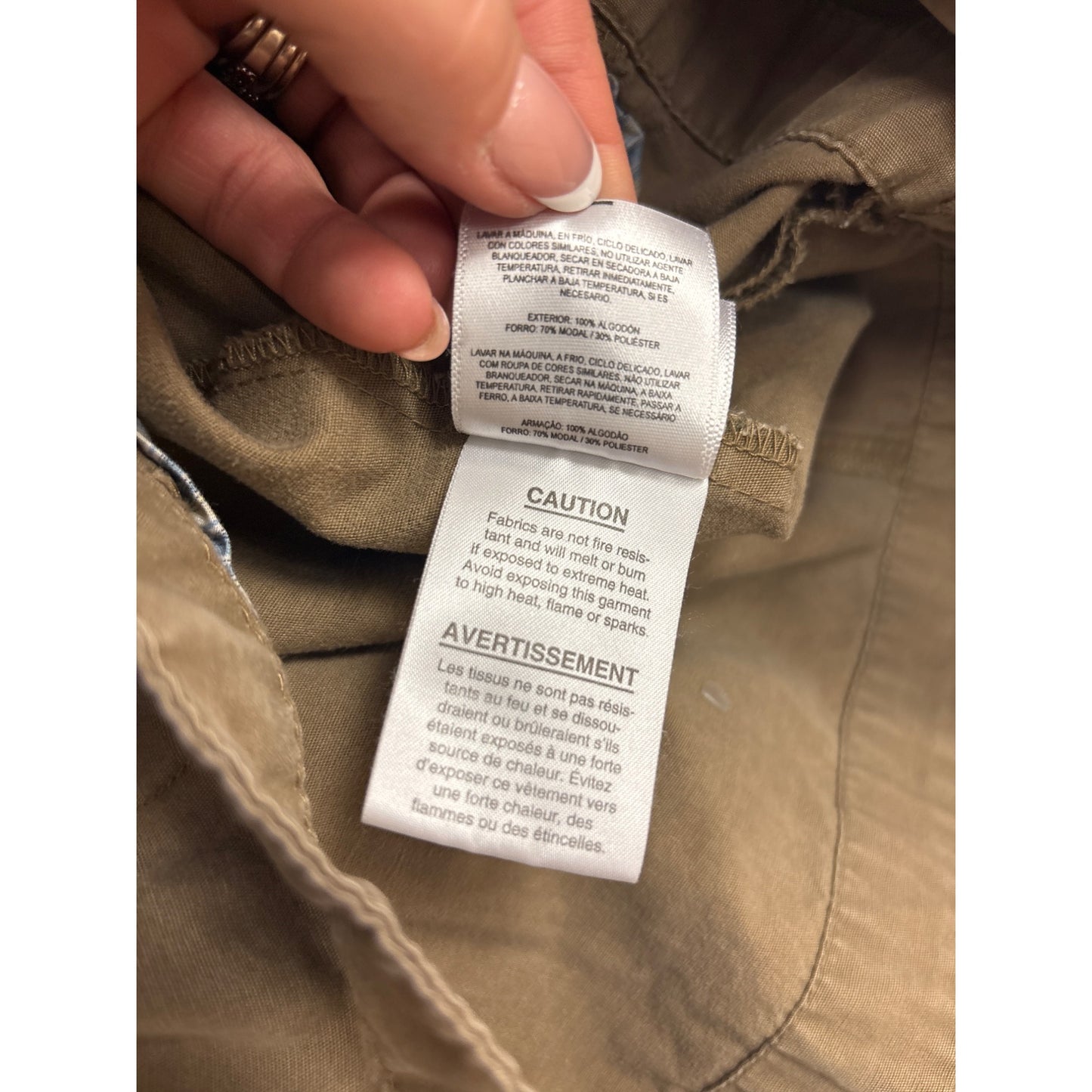 Columbia Womens Button-Up Lightweight Cotton Jacket L #6982