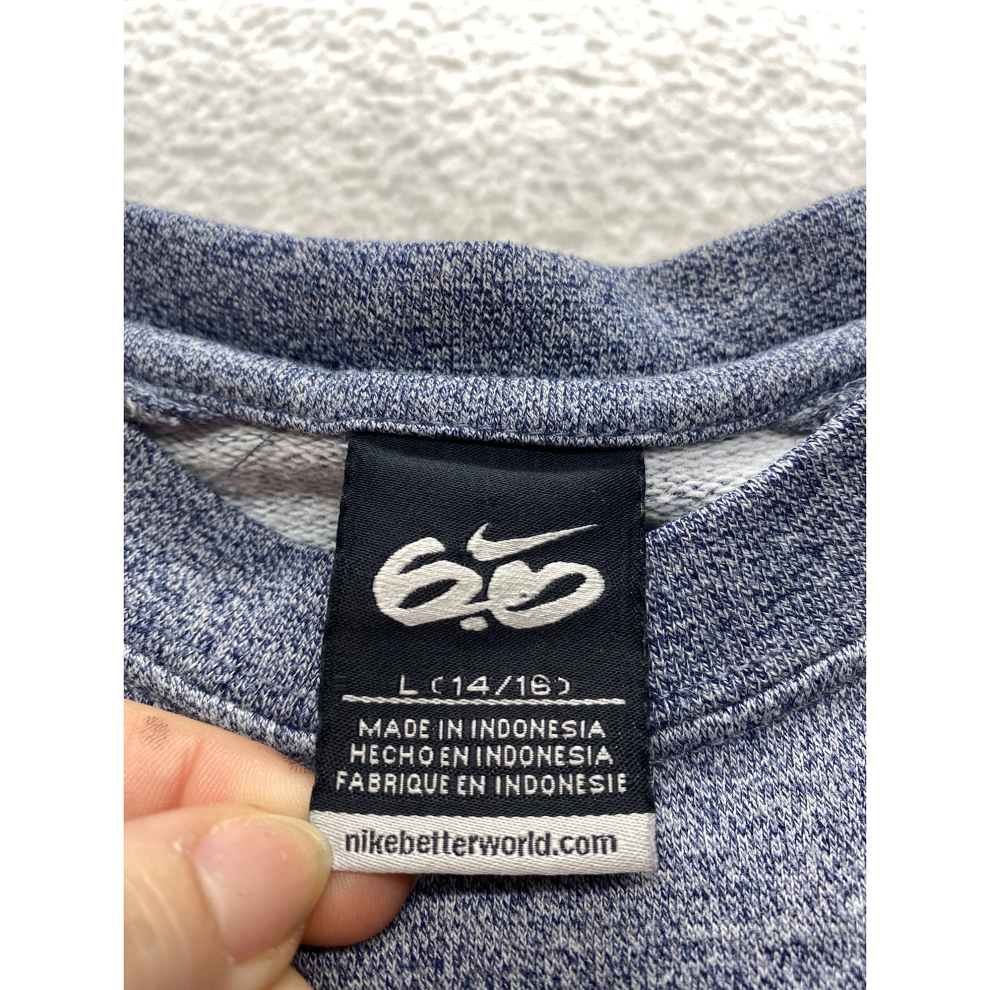 Nike 6.0 Youth Large Gray Sweatshirt #7281