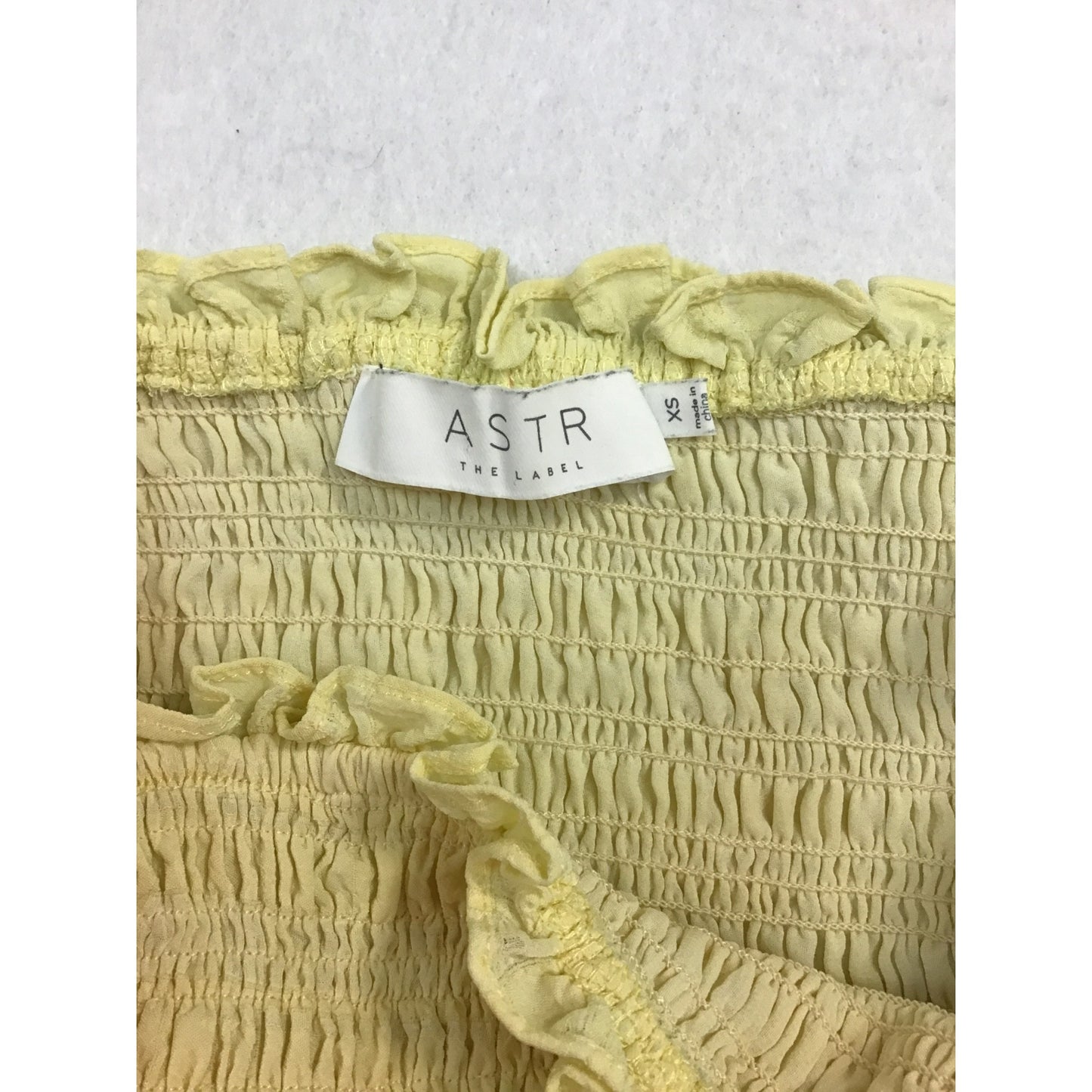 Astr The Label yellow top
