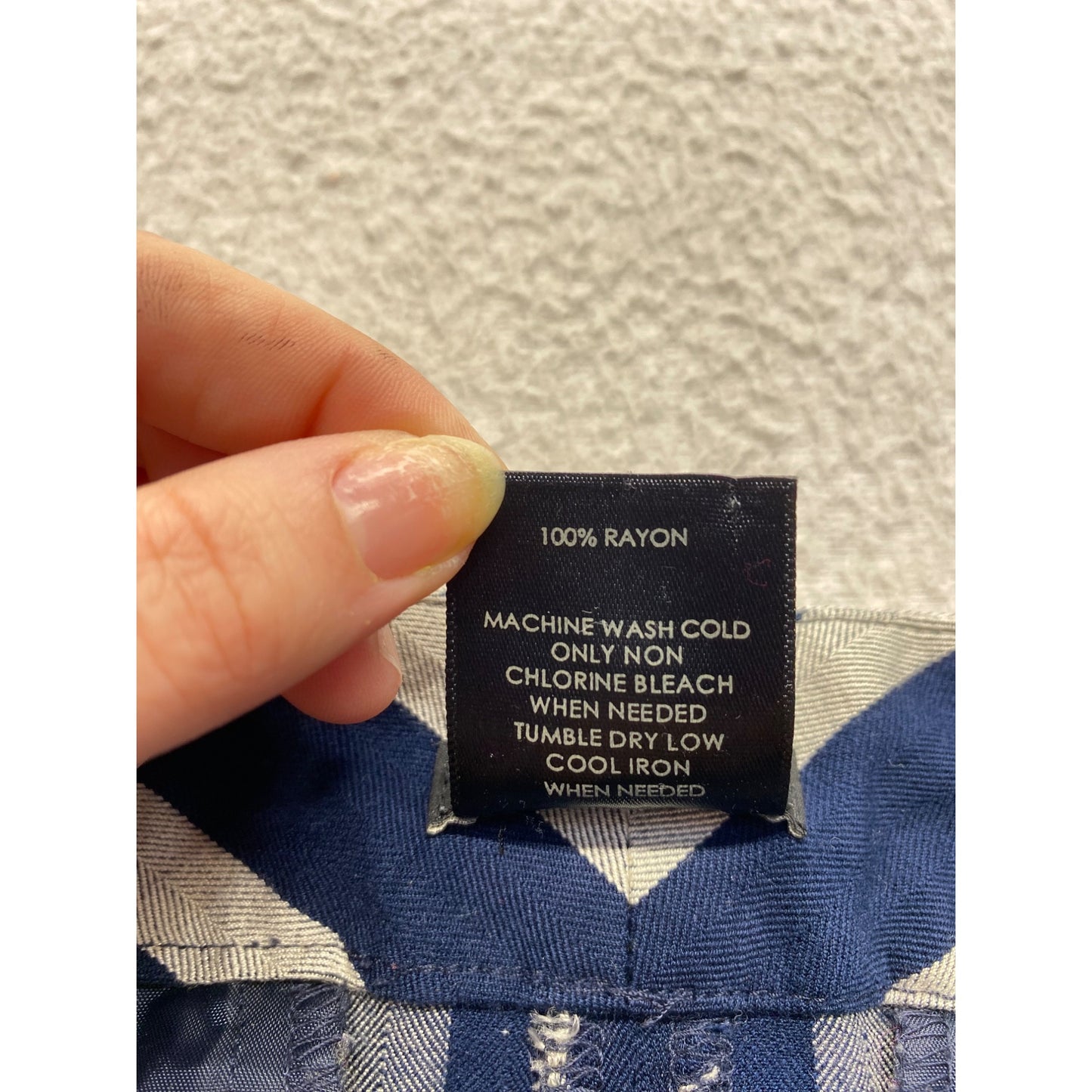 Ann Taylor Factory Womens Striped Navy & White Wide-Leg Pants Size 12 #7044