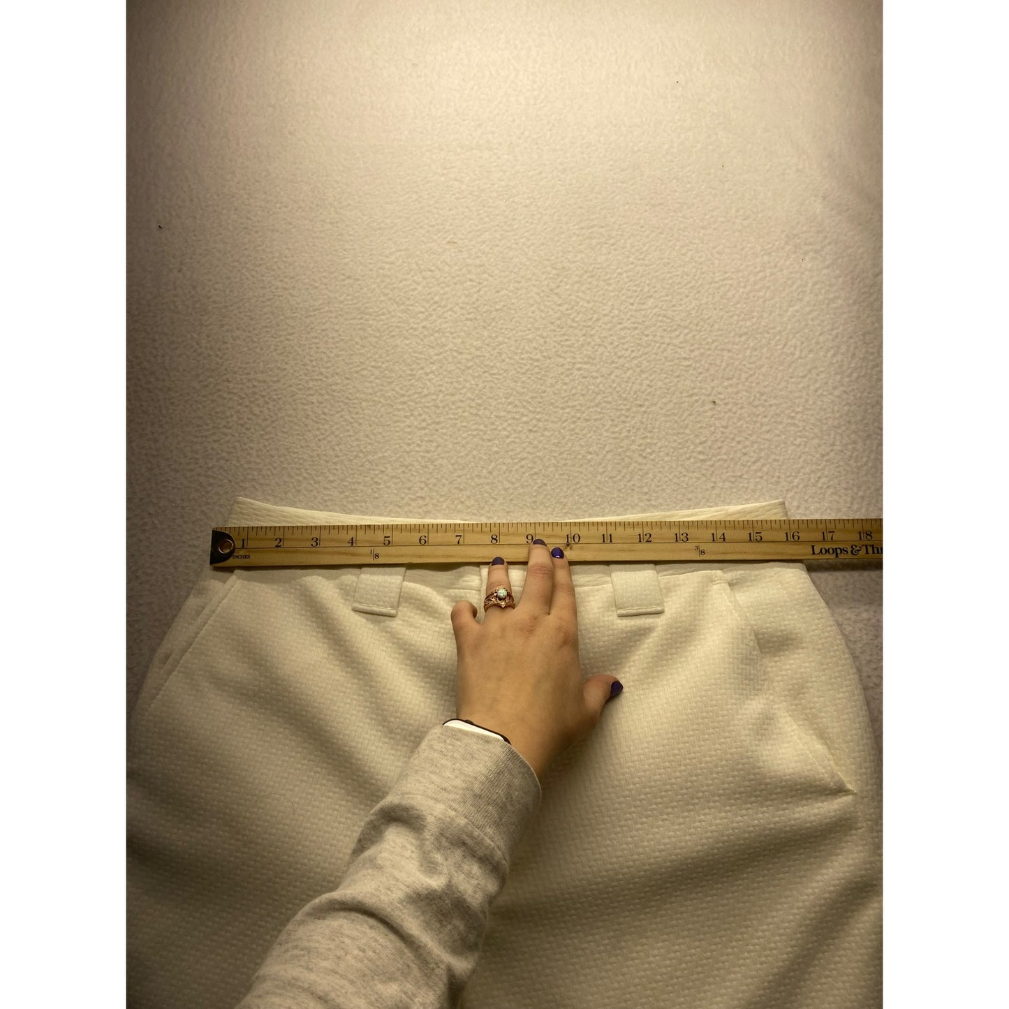 Vintage women’s Haggar Off white slacks #5755
