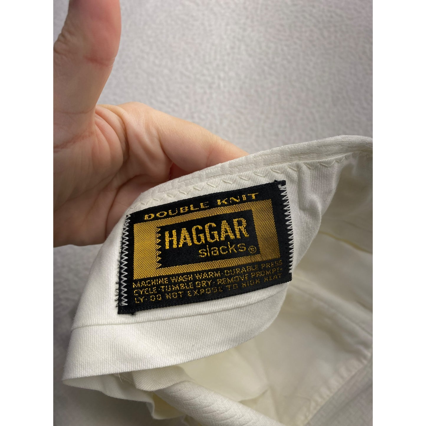 Vintage women’s Haggar Off white slacks #5755