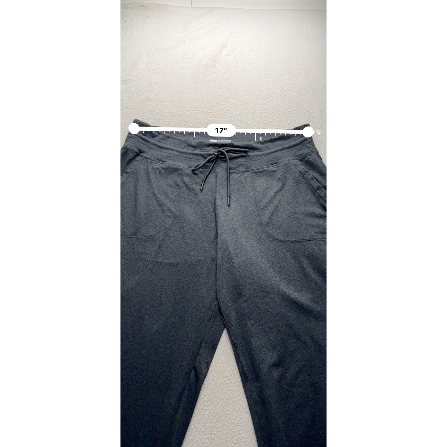 Lolé Gray Jogger Pants XL Polyester & Elastane Blend 270B