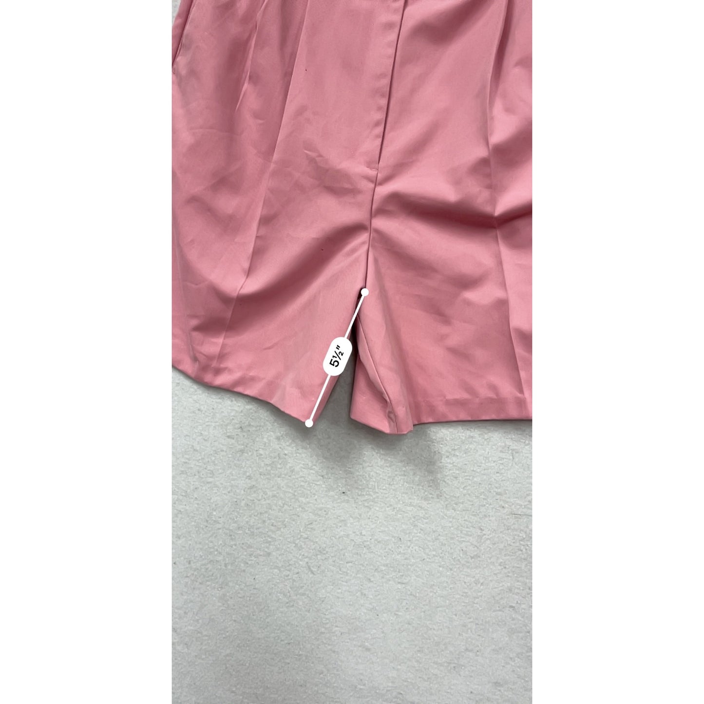 Izod Pink Pleated Shorts Size 12 #561A