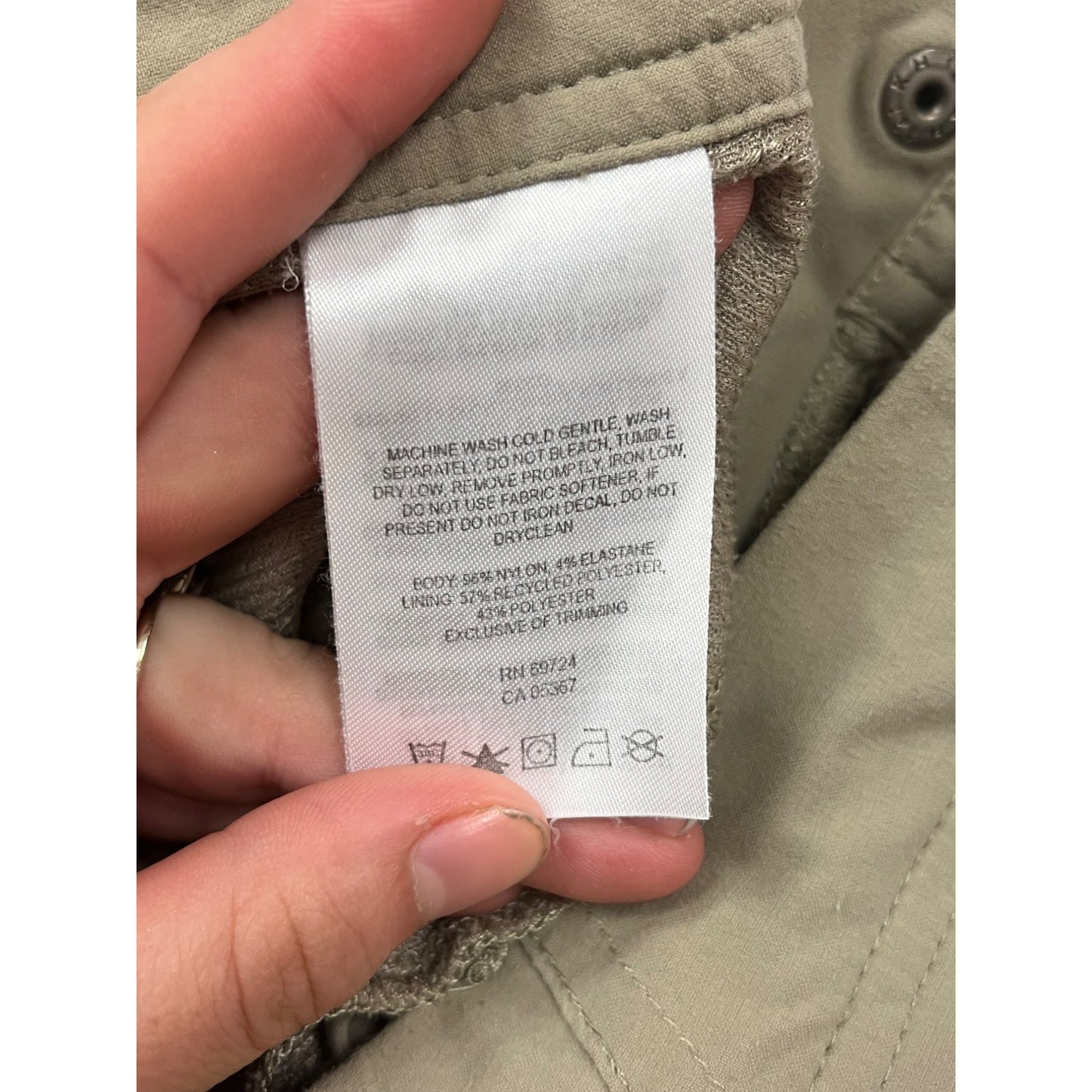 Columbia Omni-Shield Advanced Repellency Pants Size 2 Short Khaki #8372