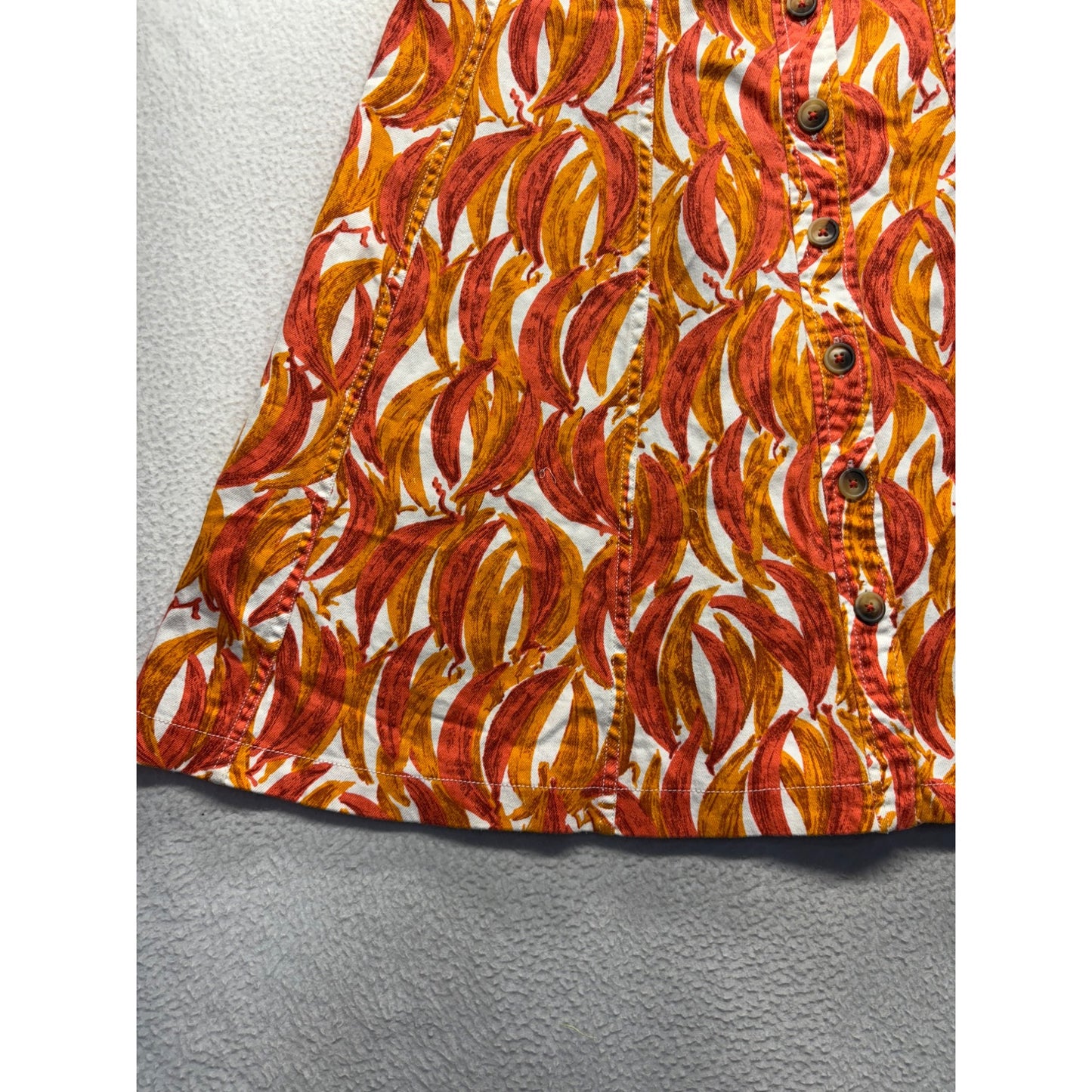 Maeve Anthropologie Womens Button-Front A-Line Skirt #7550