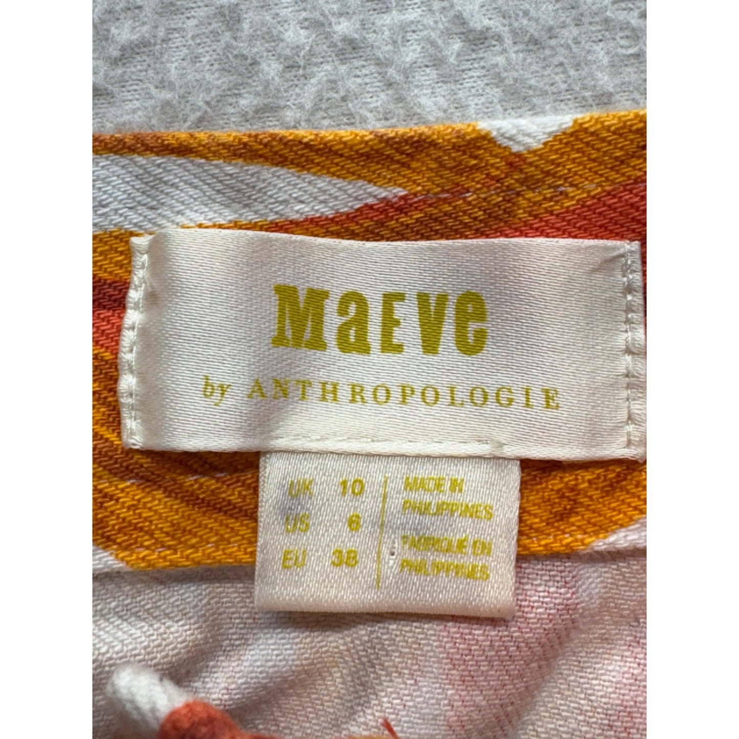 Maeve Anthropologie Womens Button-Front A-Line Skirt #7550