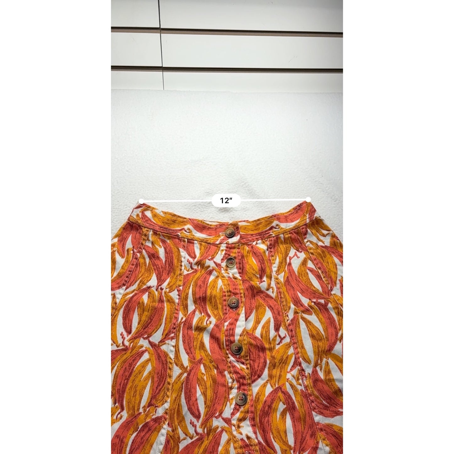 Maeve Anthropologie Womens Button-Front A-Line Skirt #7550