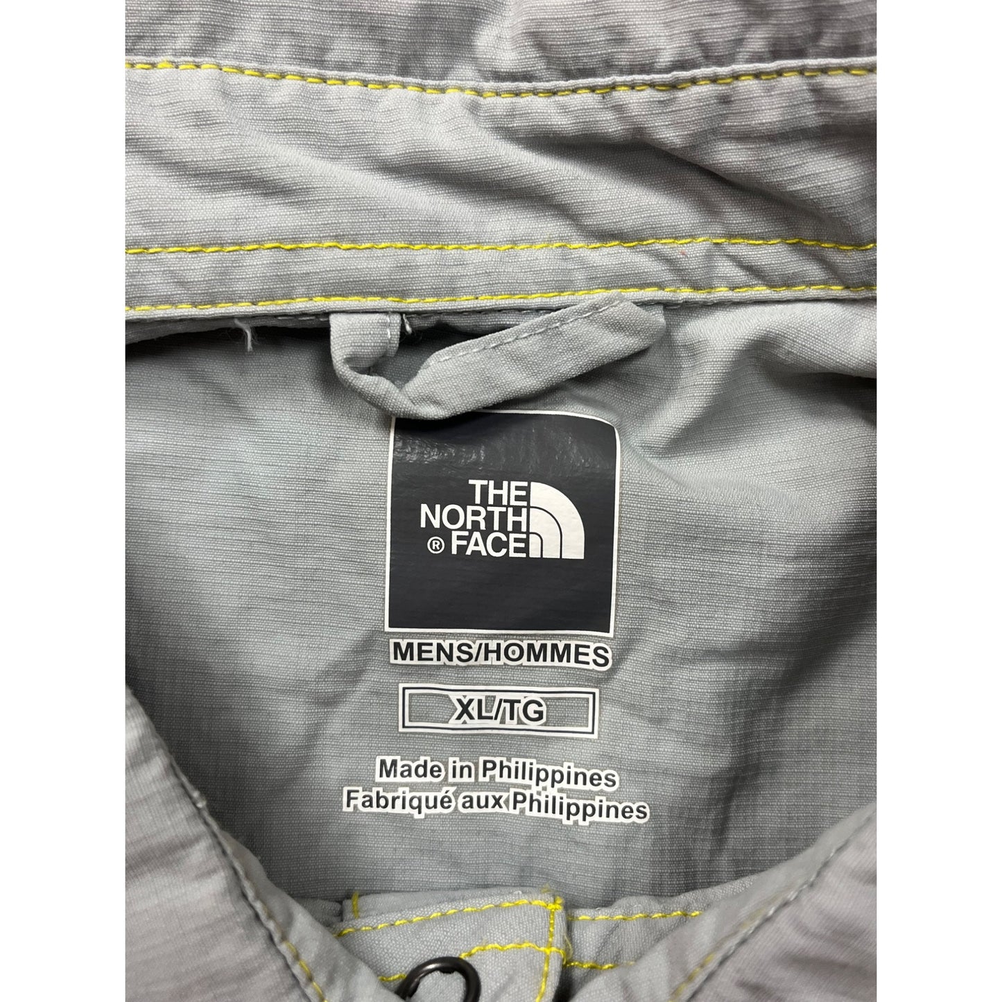 The North Face Mens XL Light Gray Short Sleeve Button-Up Shirt #6612