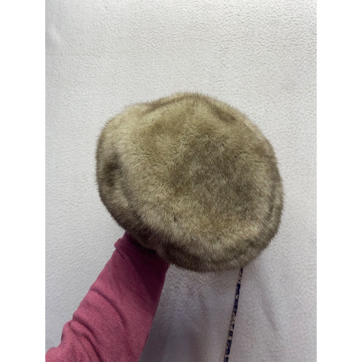 Baby Gap Faux Fur Trapper Hat With Red Lining #7201