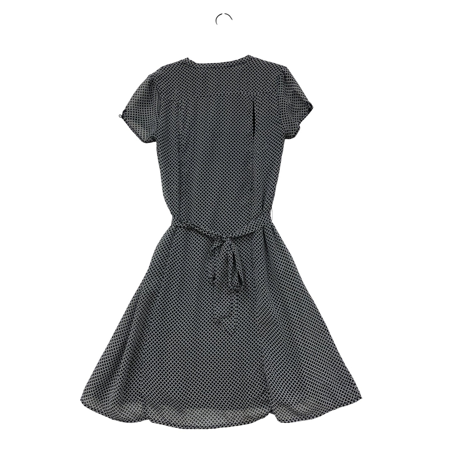 Black & White Circle Pattern Robert Louis Womens Dress Size M