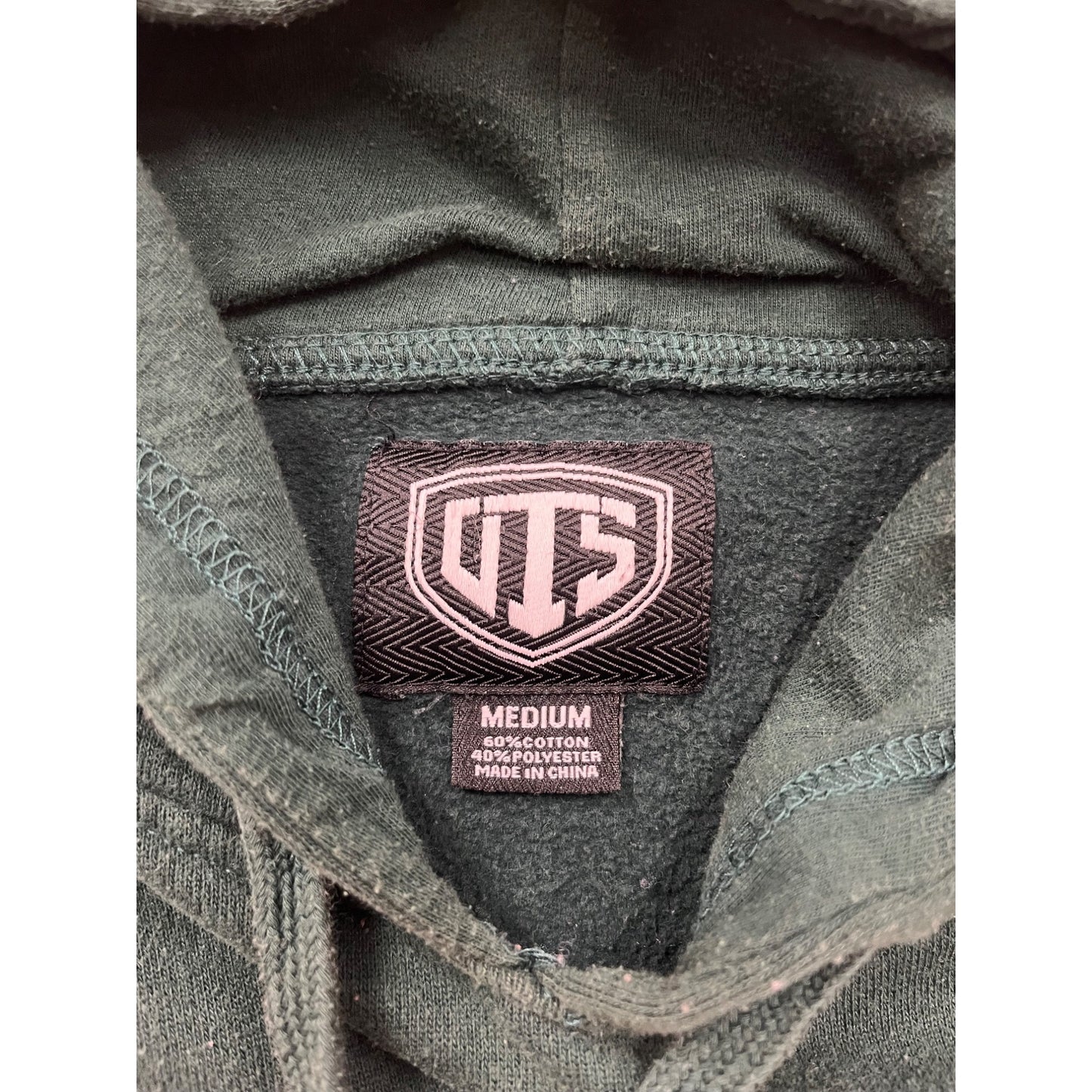 OTS Unisex Medium Green Hoodie With Ram Logo #8204