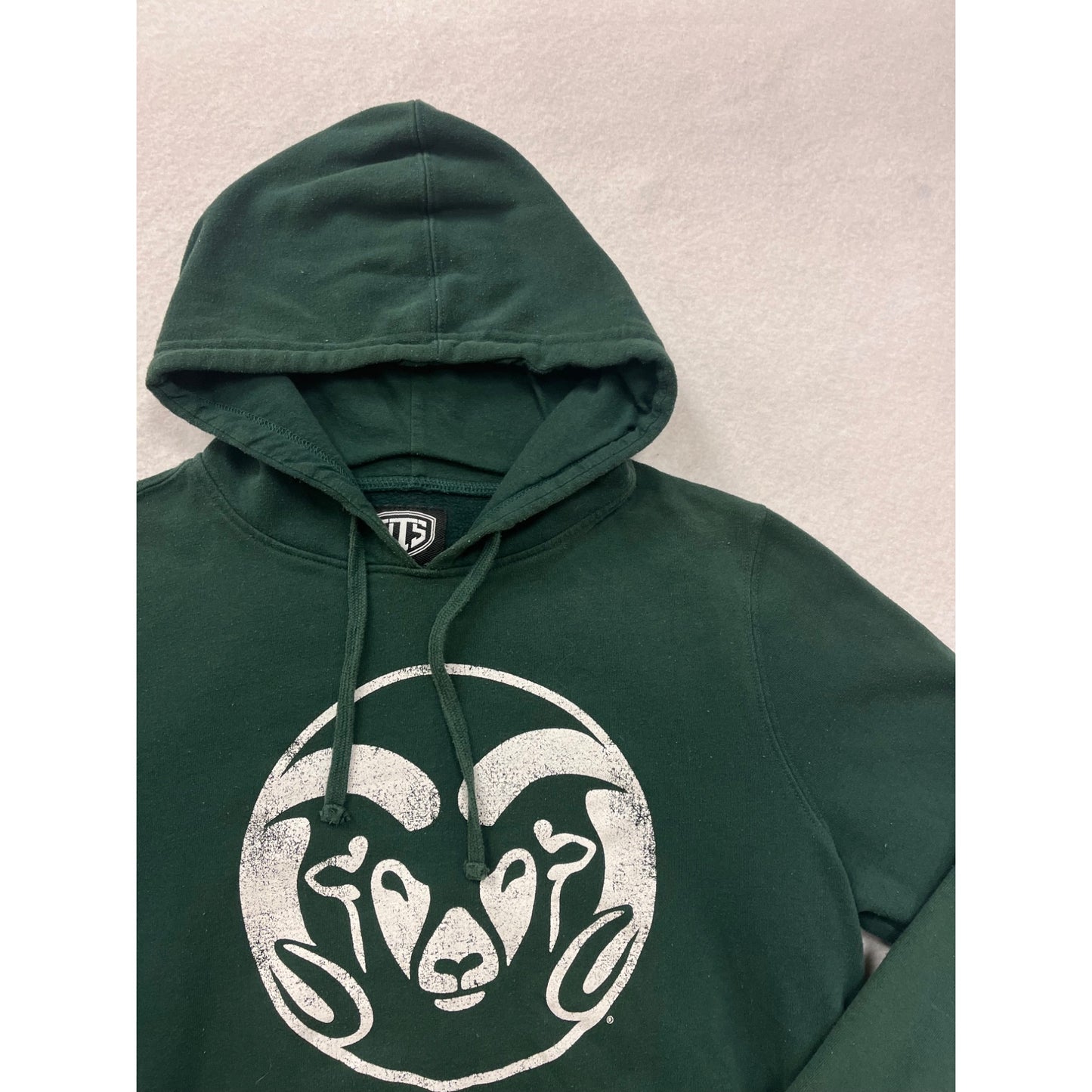 OTS Unisex Medium Green Hoodie With Ram Logo #8204