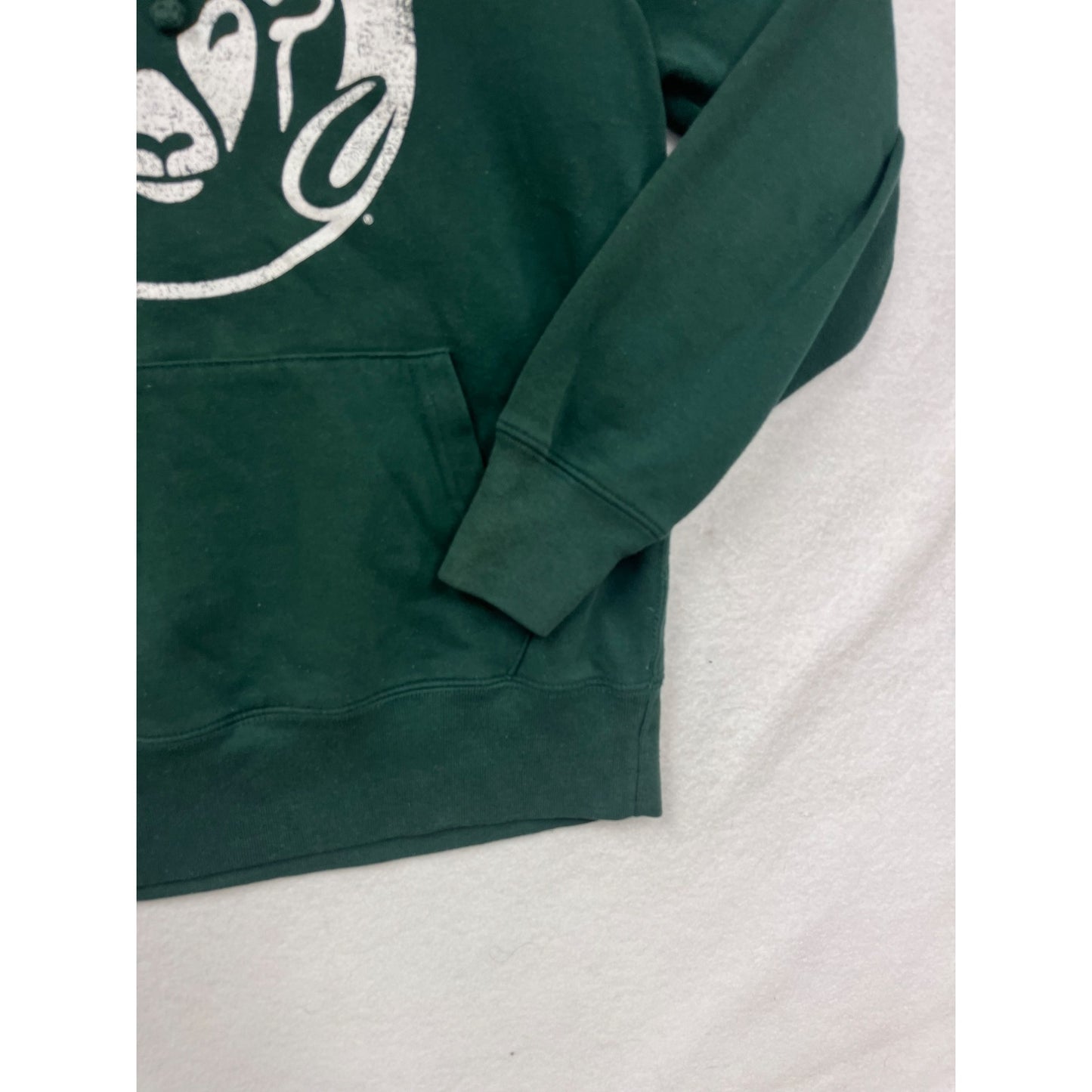 OTS Unisex Medium Green Hoodie With Ram Logo #8204