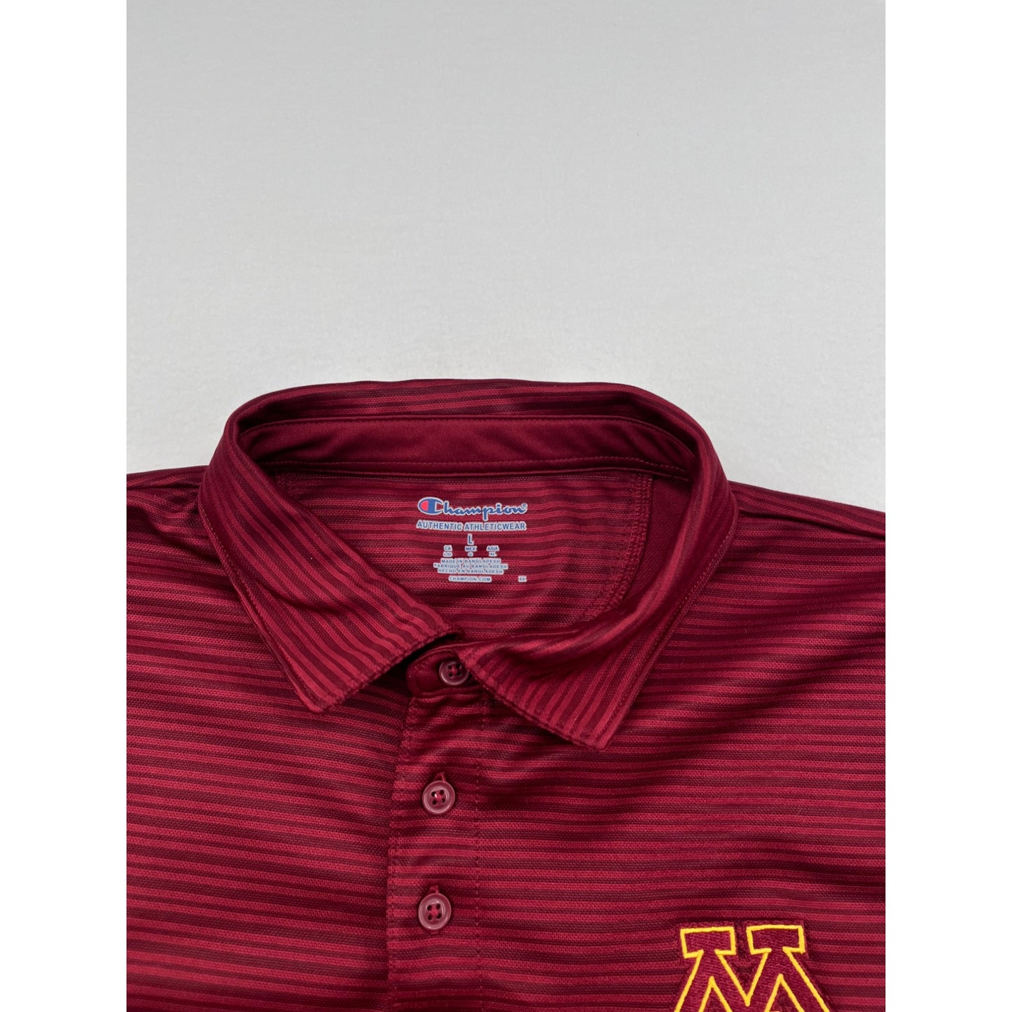 Men’s Champion Minnesota Maroon Polo #6140