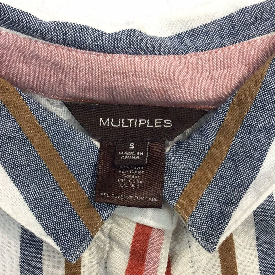Women’s Striped Button Up