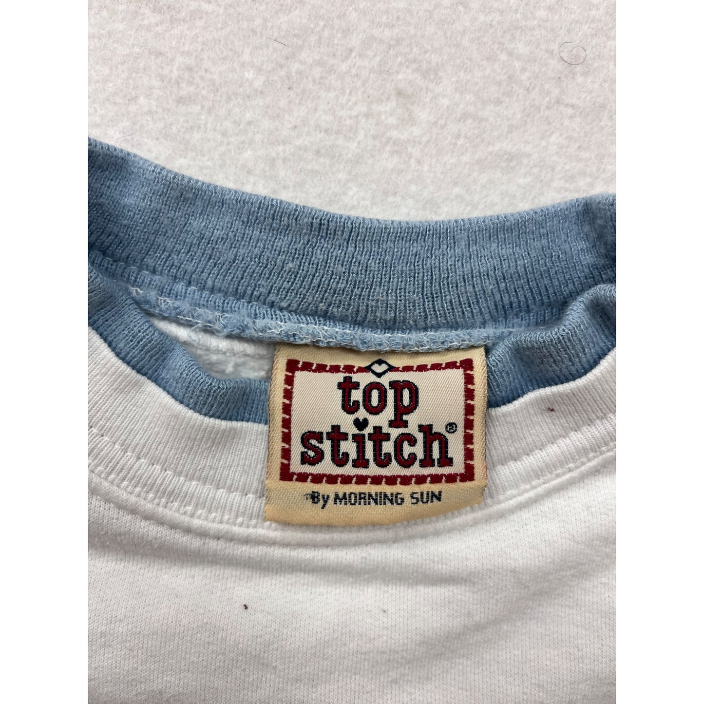 Vintage Top Stitch By Morning Sun Butterfly Print Sweater #6129