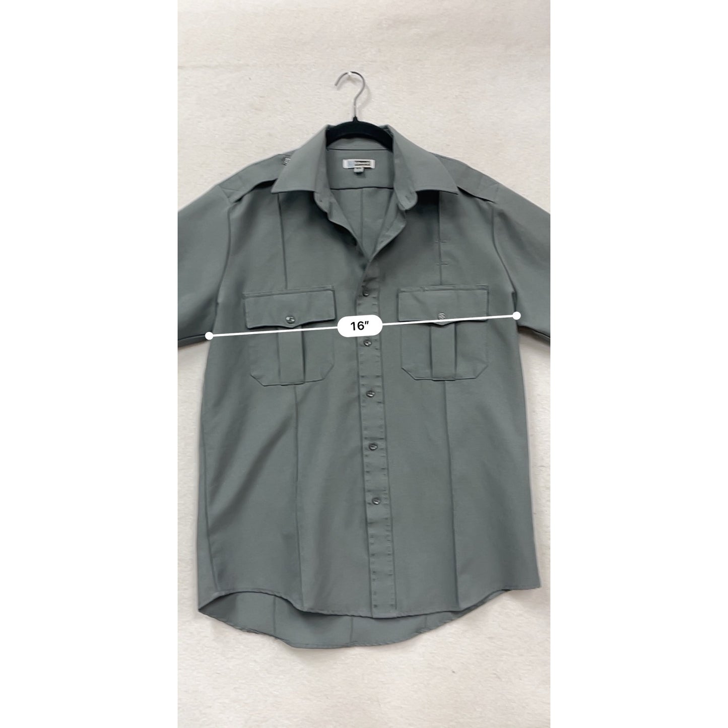 Edwards Short Sleeve Security Shirt M Grey #344A