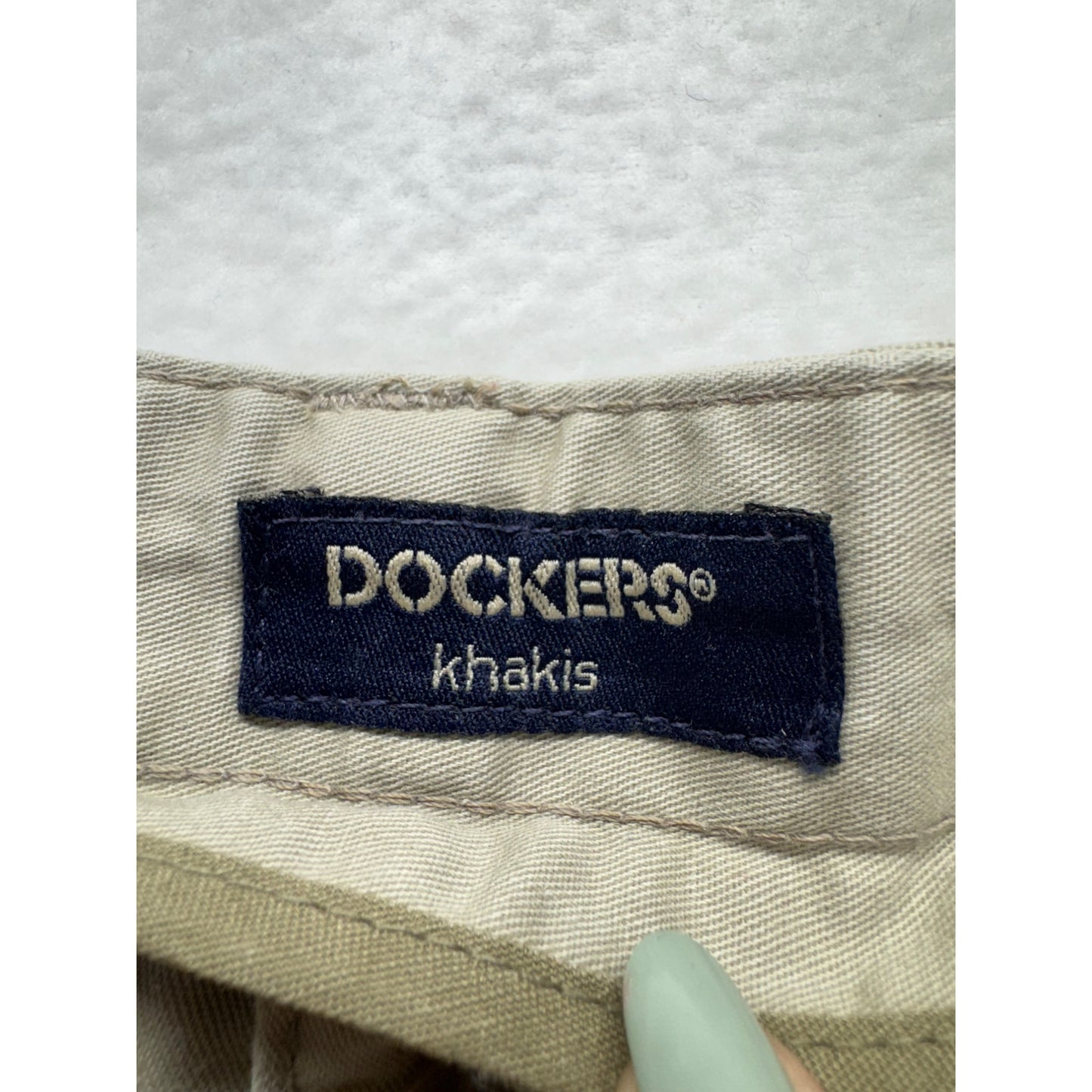 Dockers Mens Classic Fit Khaki Cotton Pants W34 L34 #7783